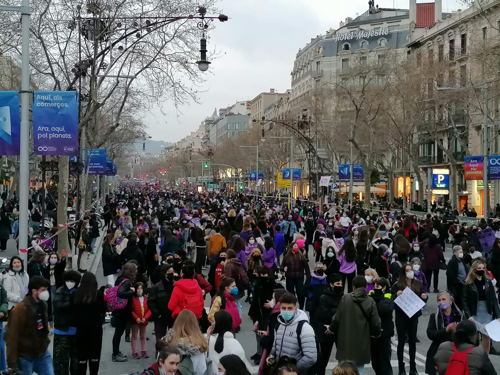 Manifestació feminista en motiu del 8M a Barcelona / MMP