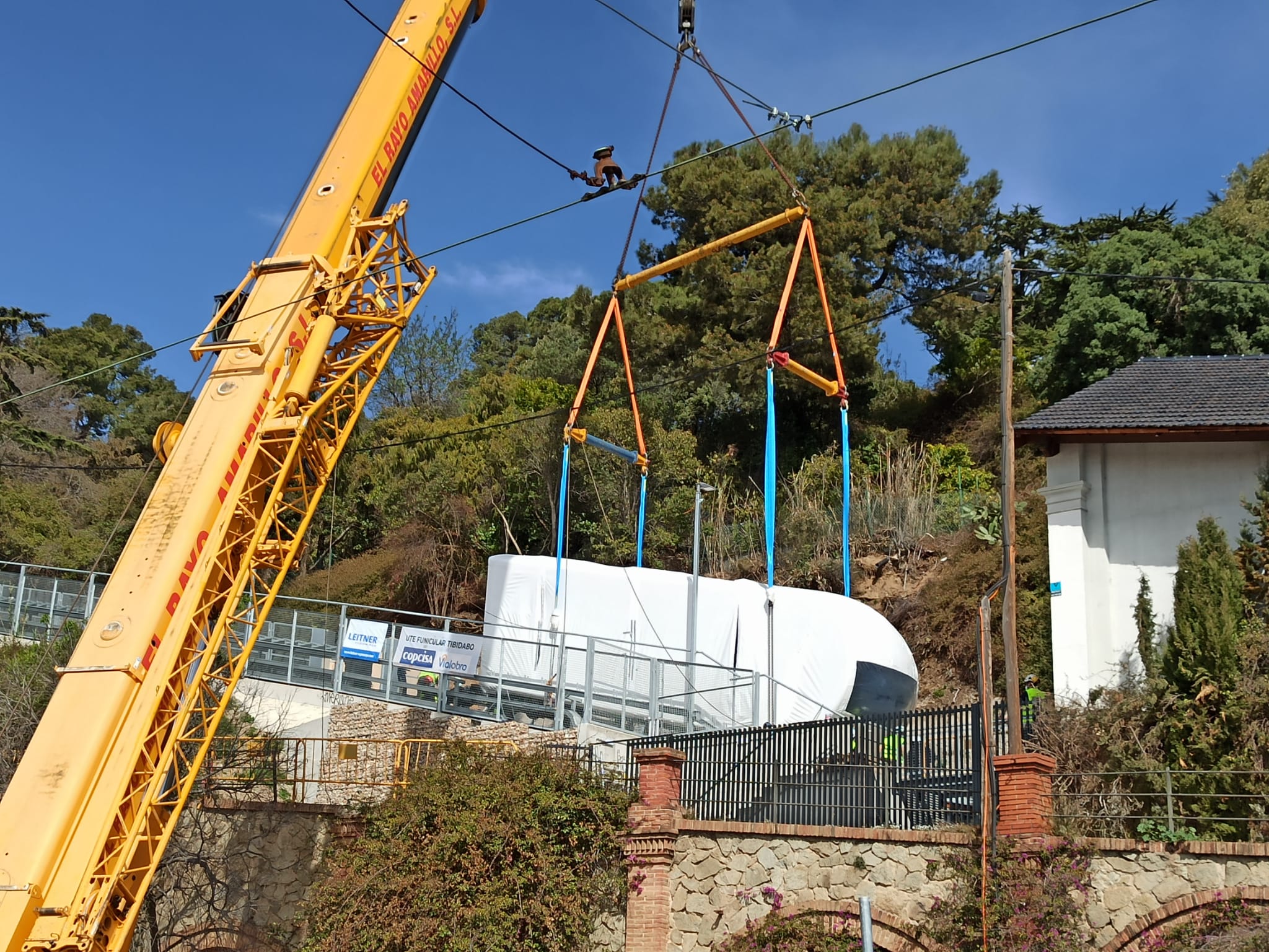 El Tibidabo estrenarà nou funicular per pujar al parc / Cedida