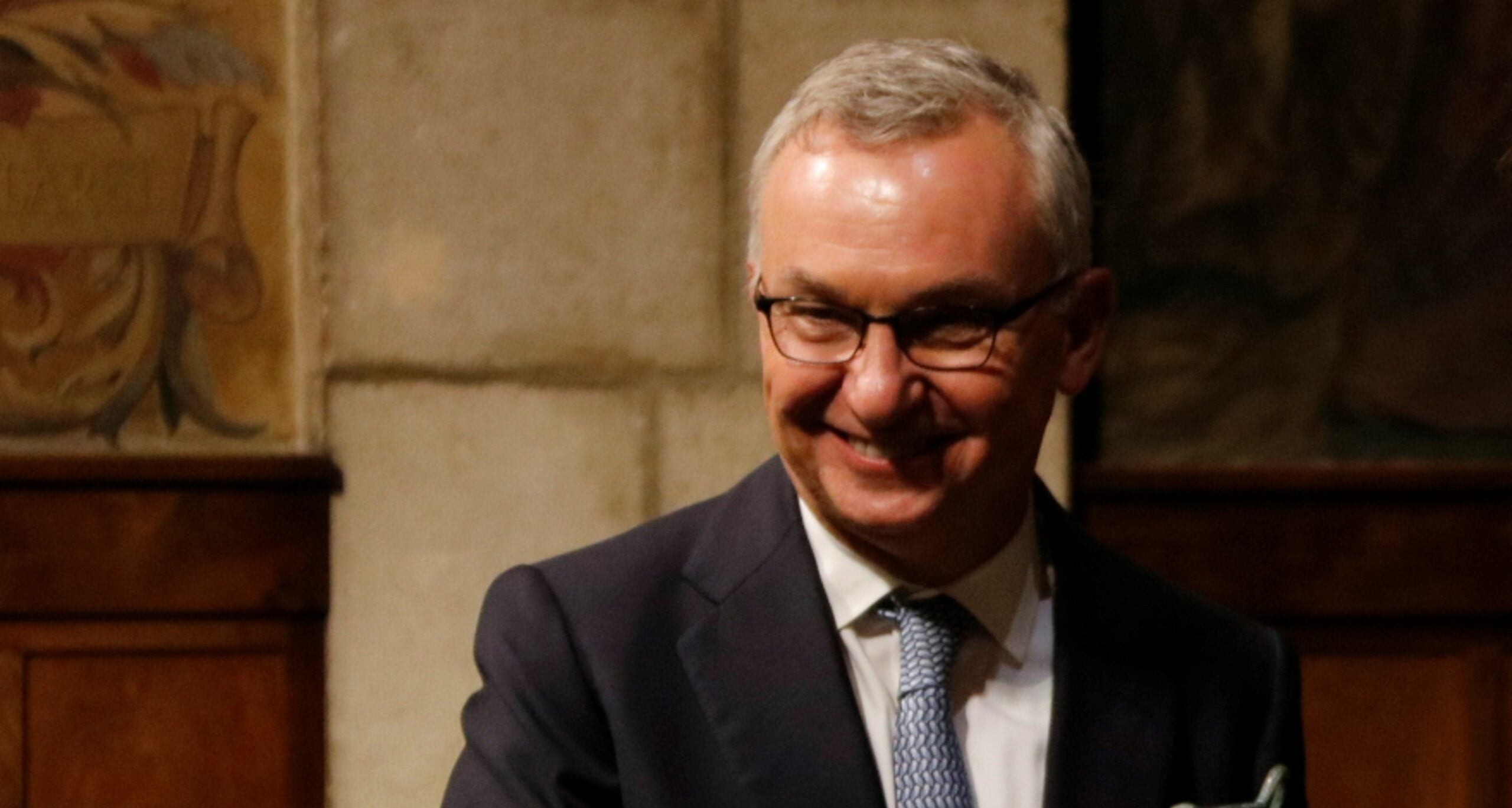 El doctor Josep Baselga, el 25 d'octubre del 2016, dia que va rebre el Premi Internacional Catalunya / ACN