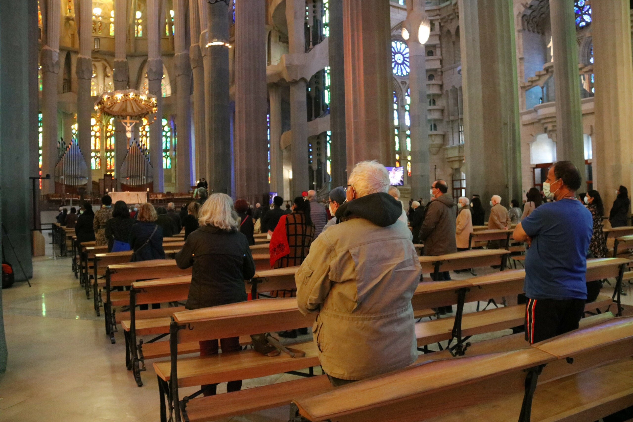 La vetlla de Pasqua celebrada a la Sagrada Família / ACN