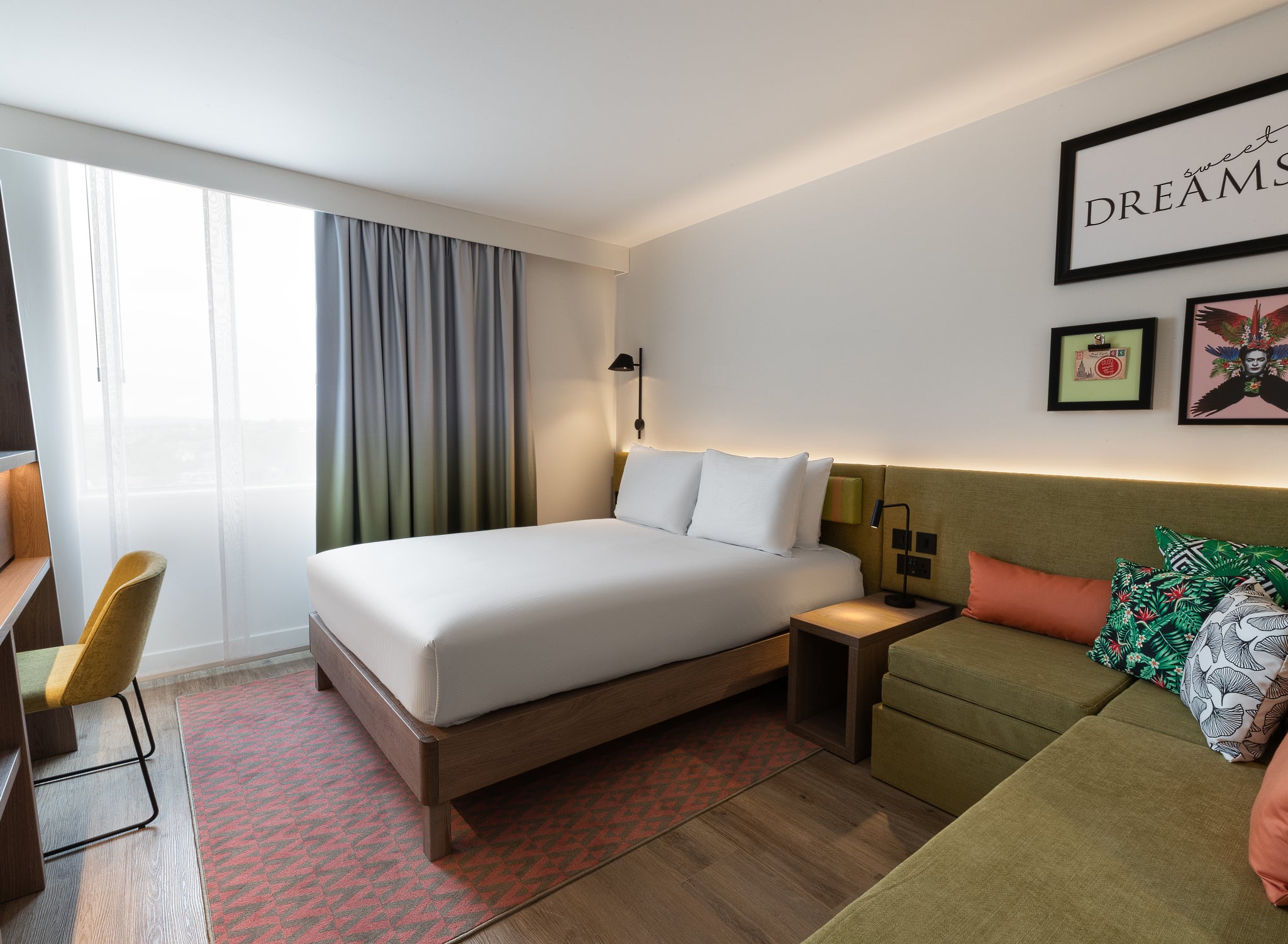 Una habitació del 'Hampton by Hilton' a la Fira de Barcelona / Hilton