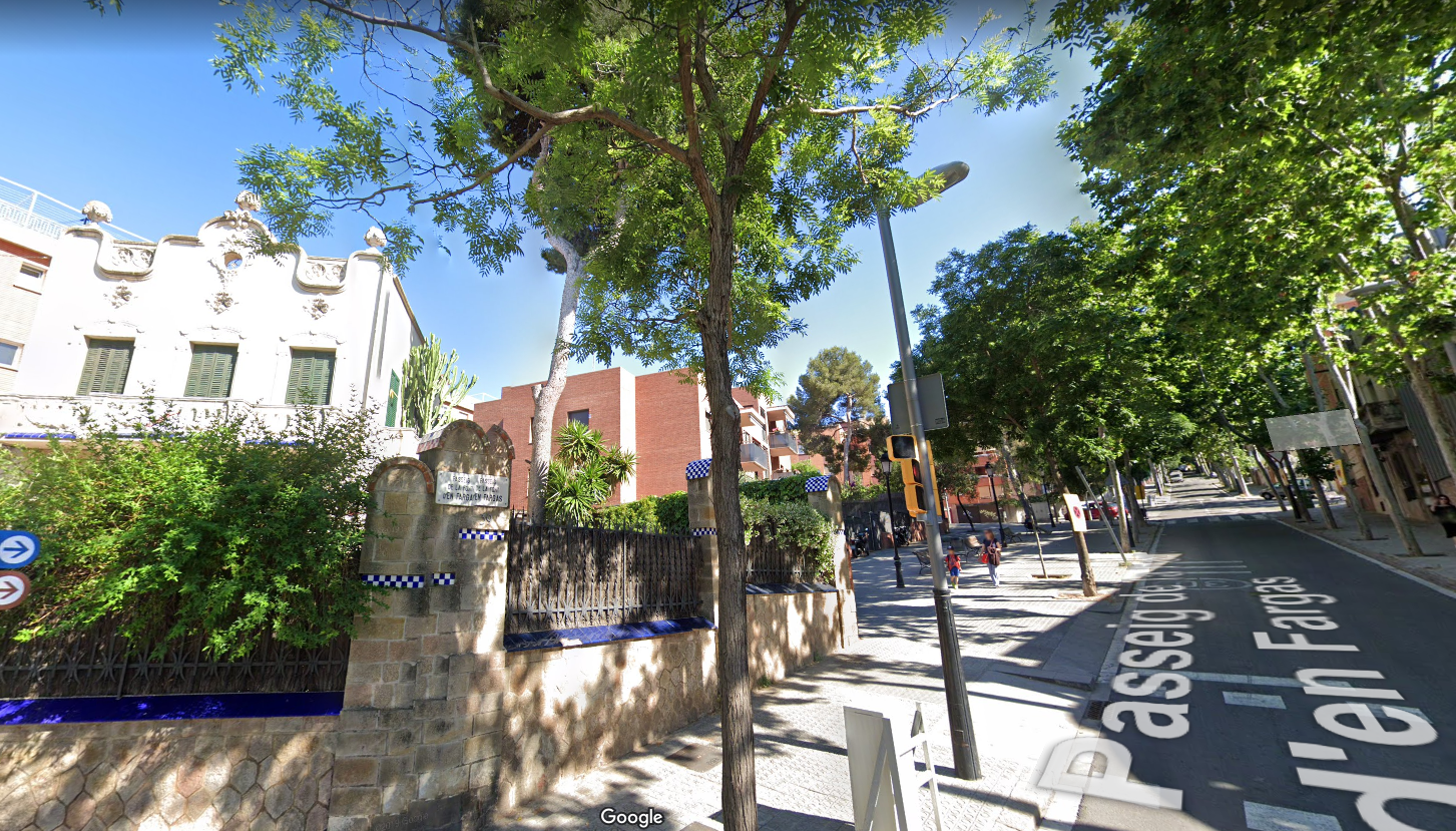 La zona de l'entorn de la plaça de la Font d'en Fargues, en imatge d'arxiu / Maps