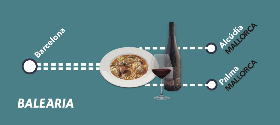 Maridatge de vins i gastronomia, amb Baleària | Jordi Català