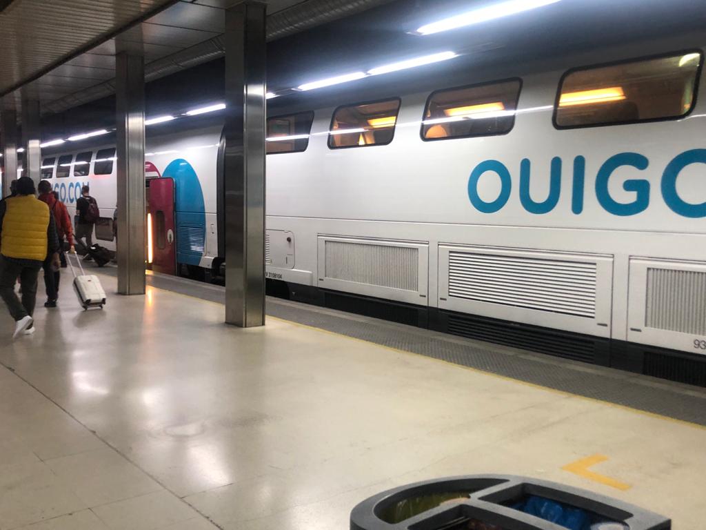 Passatgers afectats per l'avaria de Ouigo, a Sants Estació / Cedida