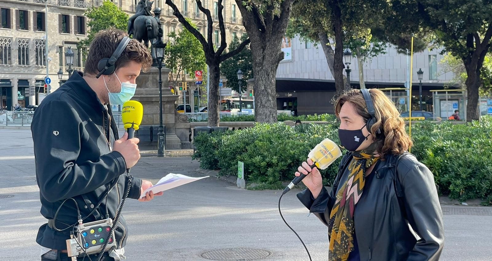 Colau entrevistada al programa 'El Suplement' pels 10 anys del 15M / Catalunya Ràdio