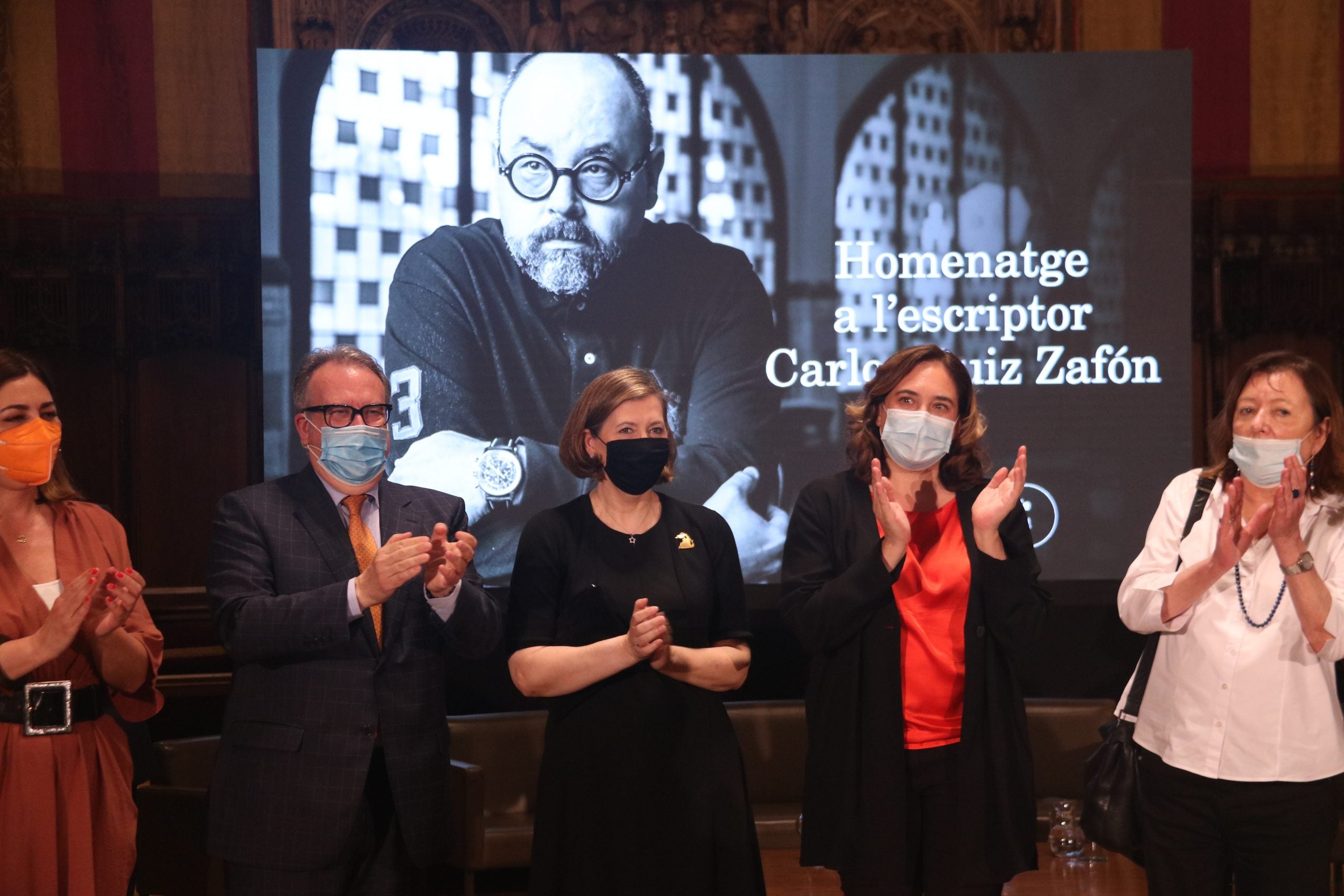 L'homenatge d'aquest vespre a Carlos Ruiz Zafón / Pere Francesch (ACN)