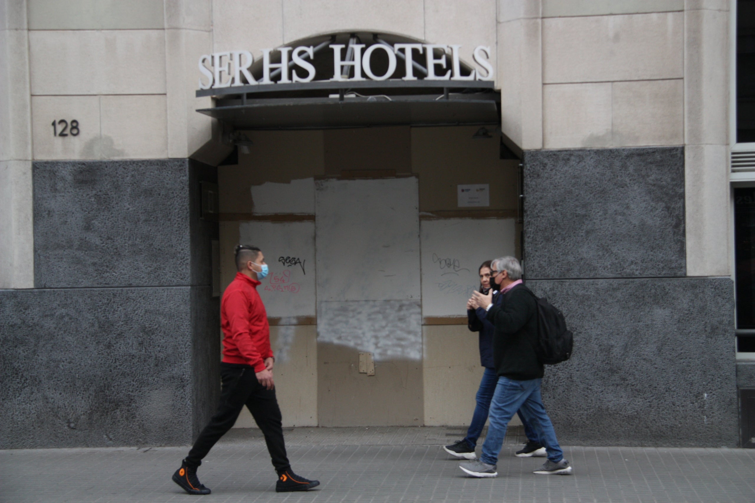 Un hotel tancat de les Rambles de Barcelona / ACN