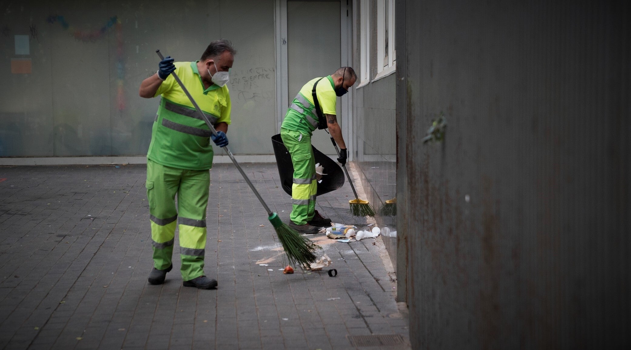 Professionals del servei de neteja municipal / Ajuntament