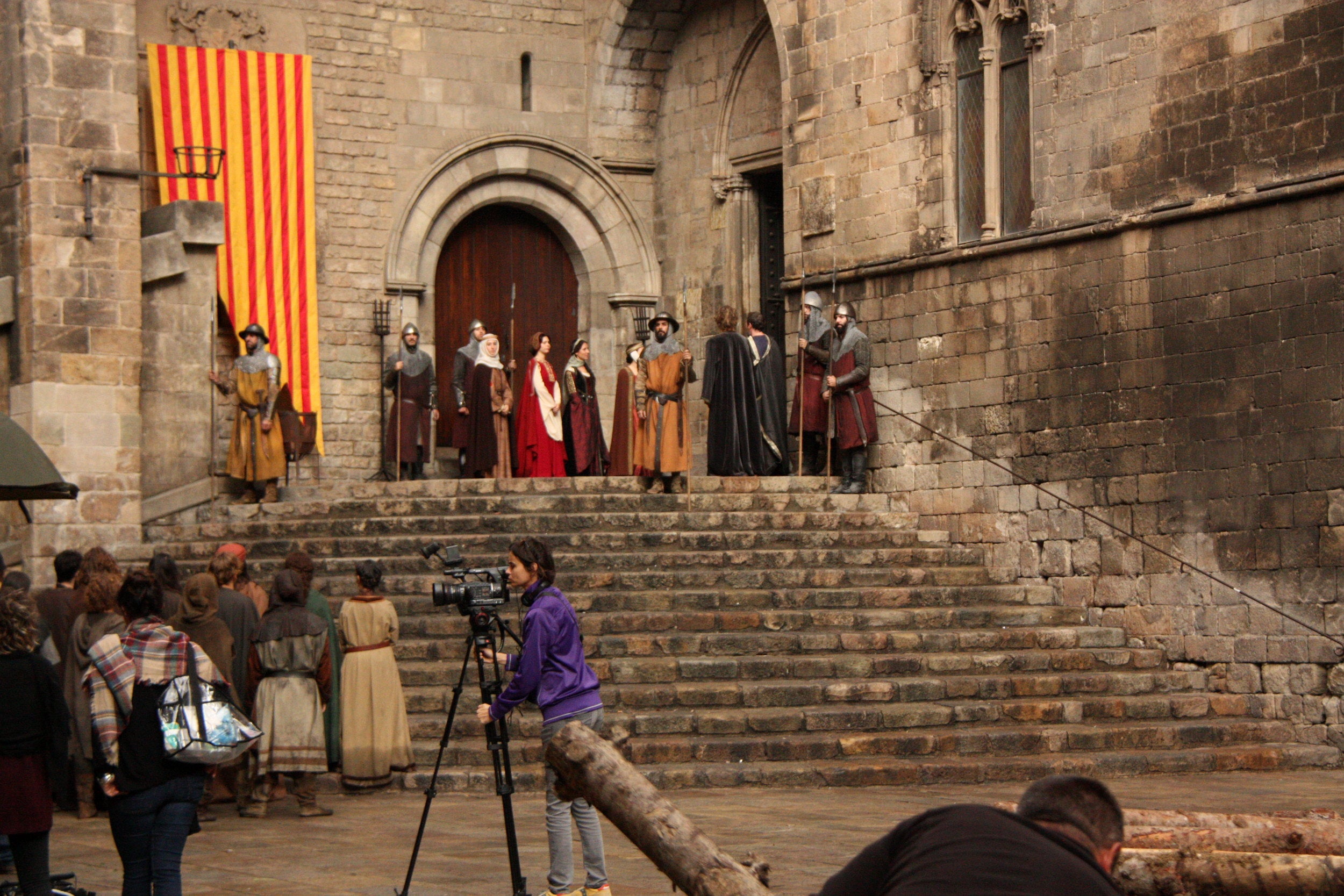 Imatge d'arxiu d'un rodatge a Barcelona / ACN