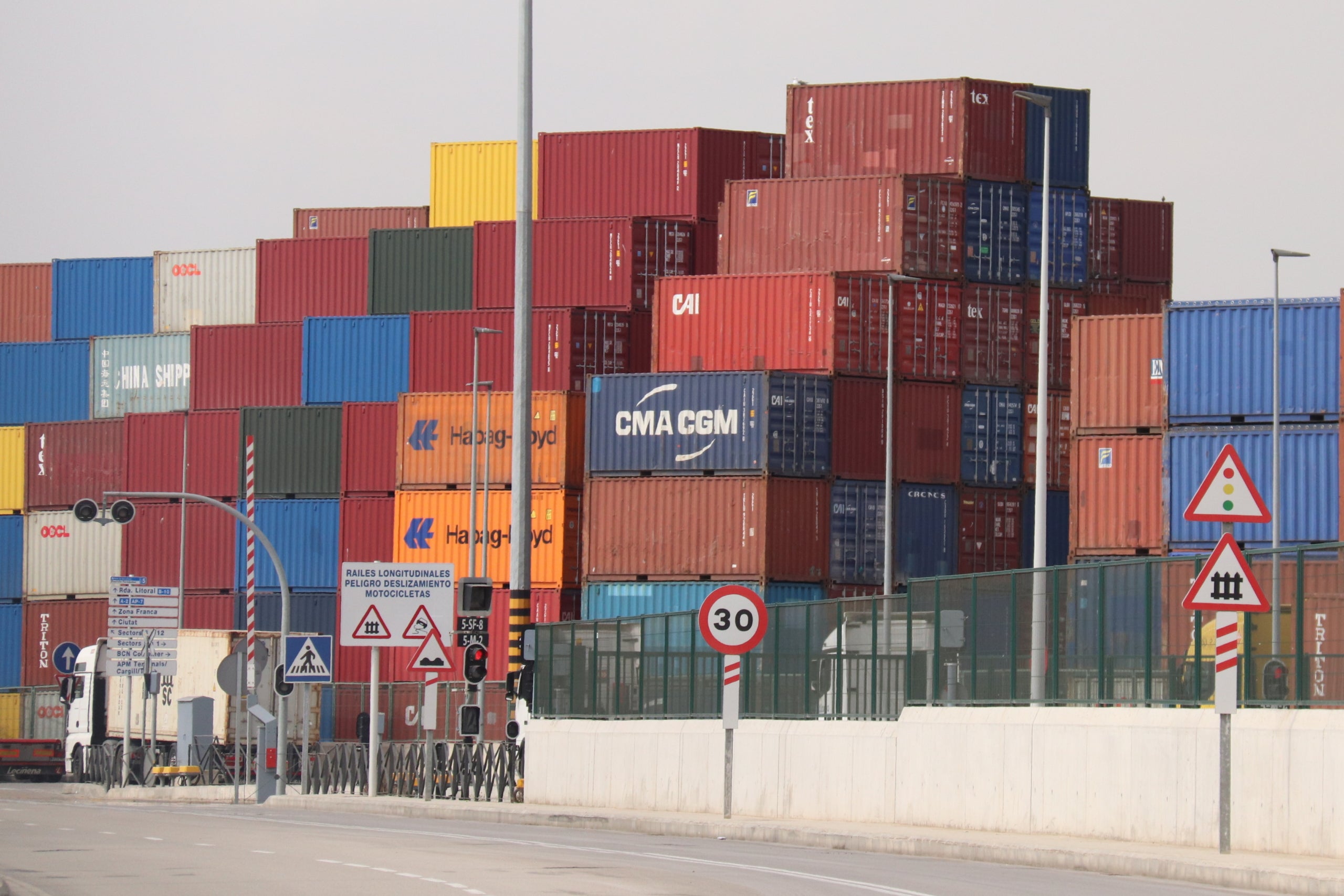 Contenidors al Port de Barcelona / ACN