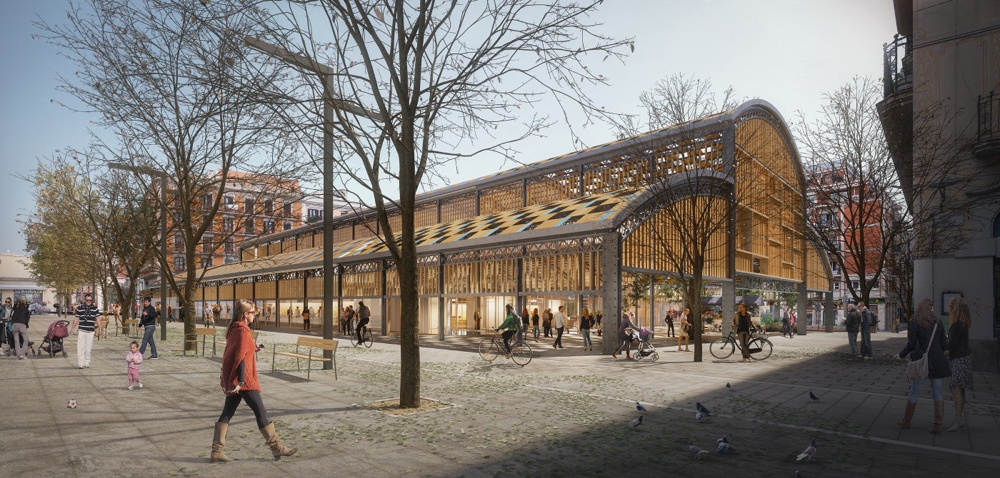 Recreació de com serà el futur mercat de l'Abaceria / Ajuntament de Barcelona