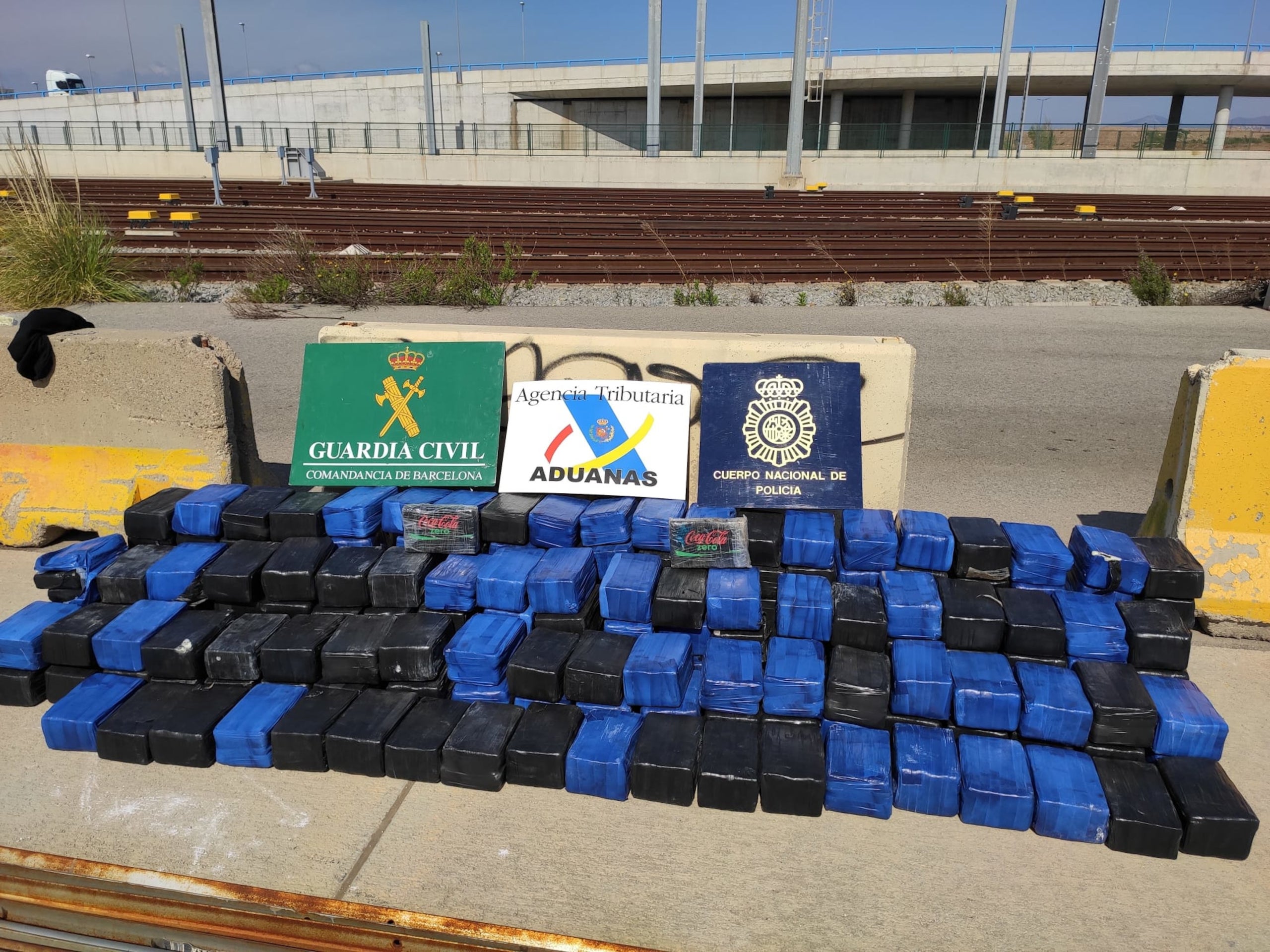 Droga interceptada al Port de Barcelona / Policia Nacional