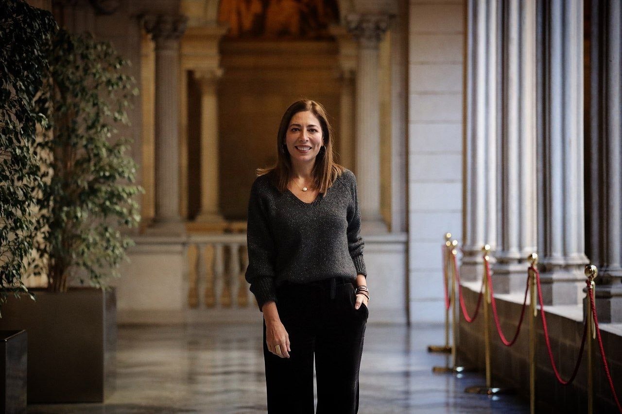 La presidenta del grup municipal de Cs, Luz Guilarte, a l'Ajuntament de Barcelona / Cs