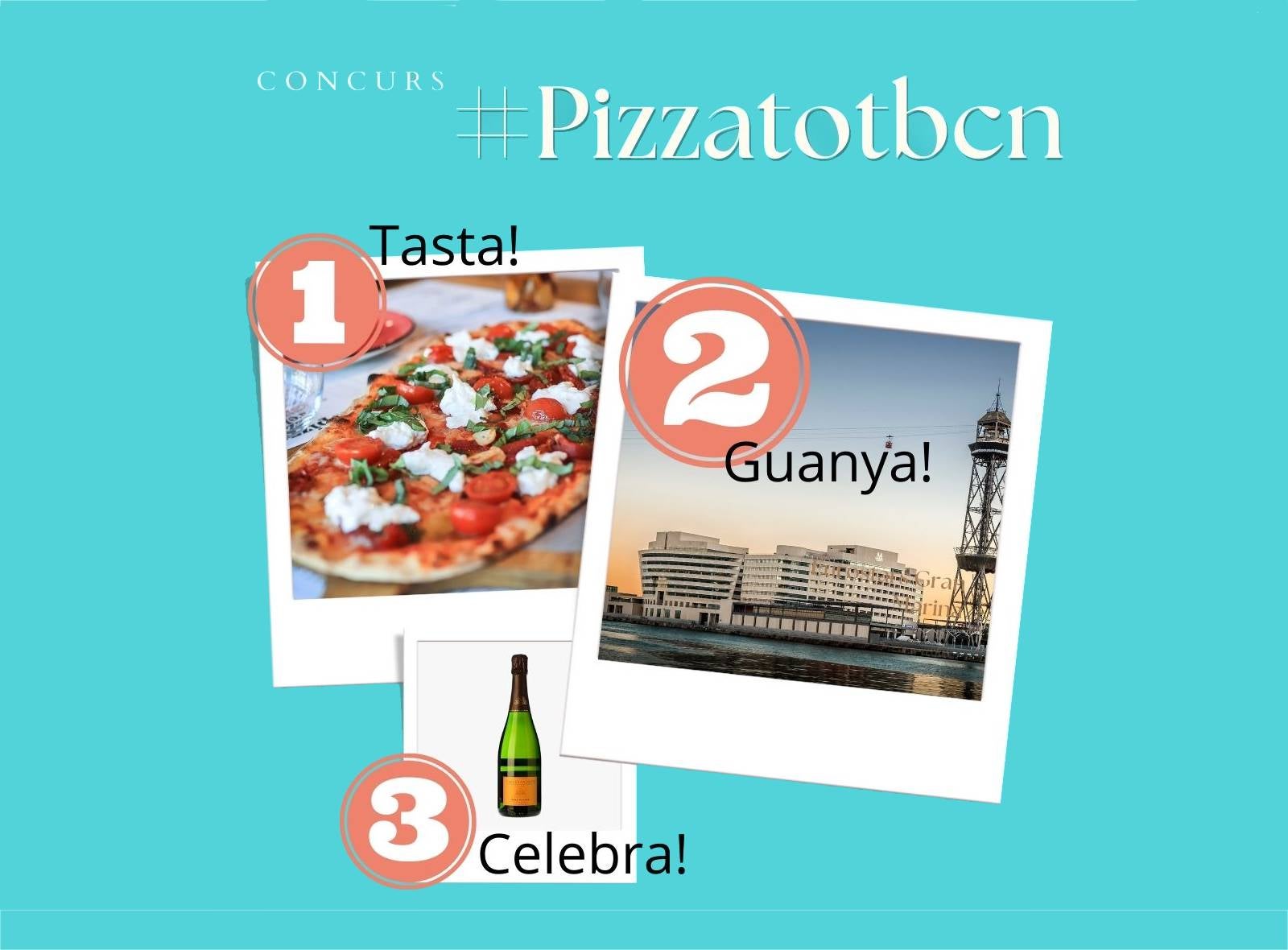 Prova la nova pizza del TOT Barcelona als restaurants El Racó i guanya una nit 5 estrelles 