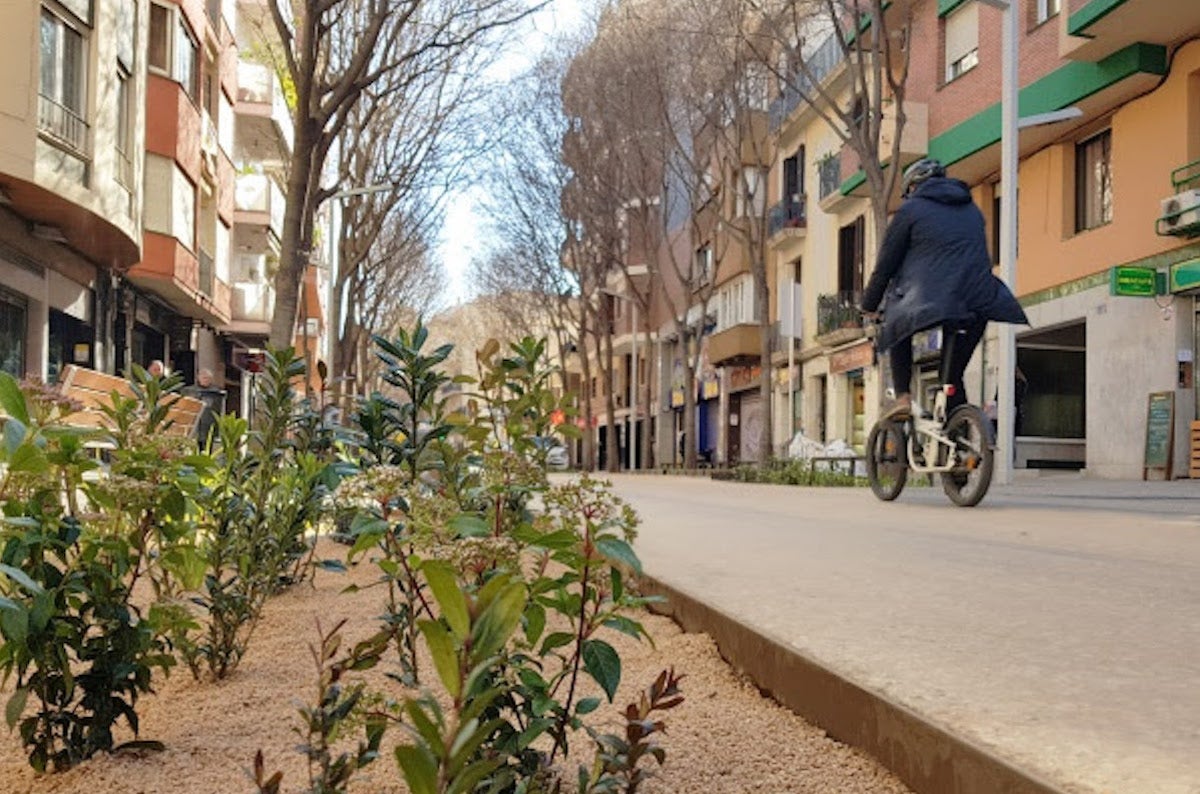 Aspecte del tram pacificat de Gran de Sant Andreu / Ajuntament de Barcelona