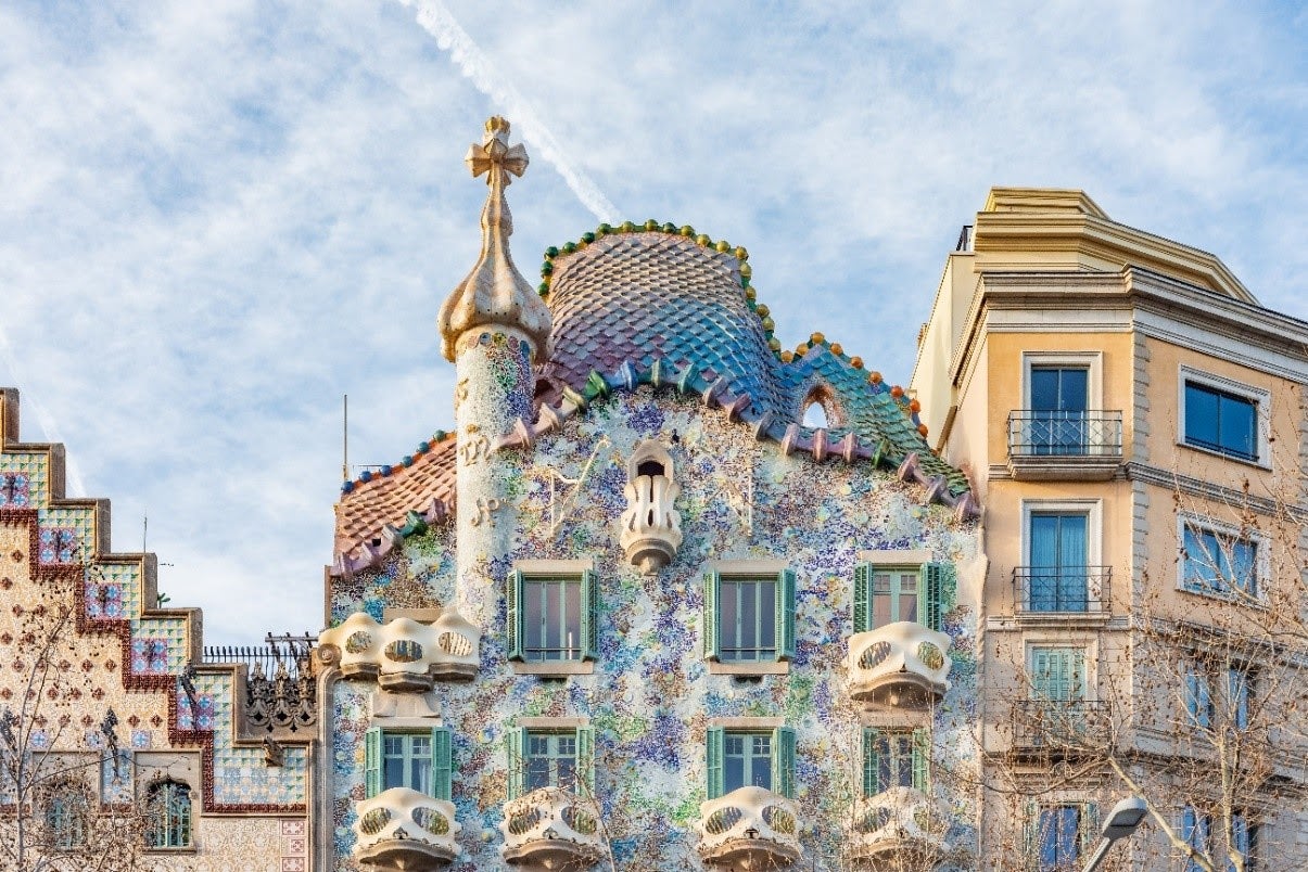 Façana de la Casa Batlló del passeig de Gràcia / Casa Batlló