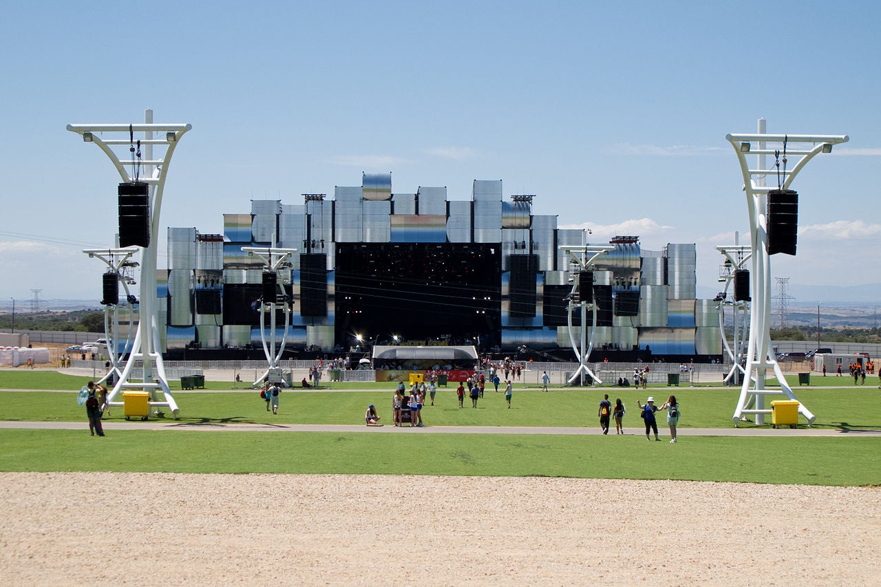 Escenari a la Ciudad del Rock, d'Arganda del Rey, la seu que el Primavera Sound incorpora a l'edició de 2023 / Carlos Delgado / Wikimedia Commons