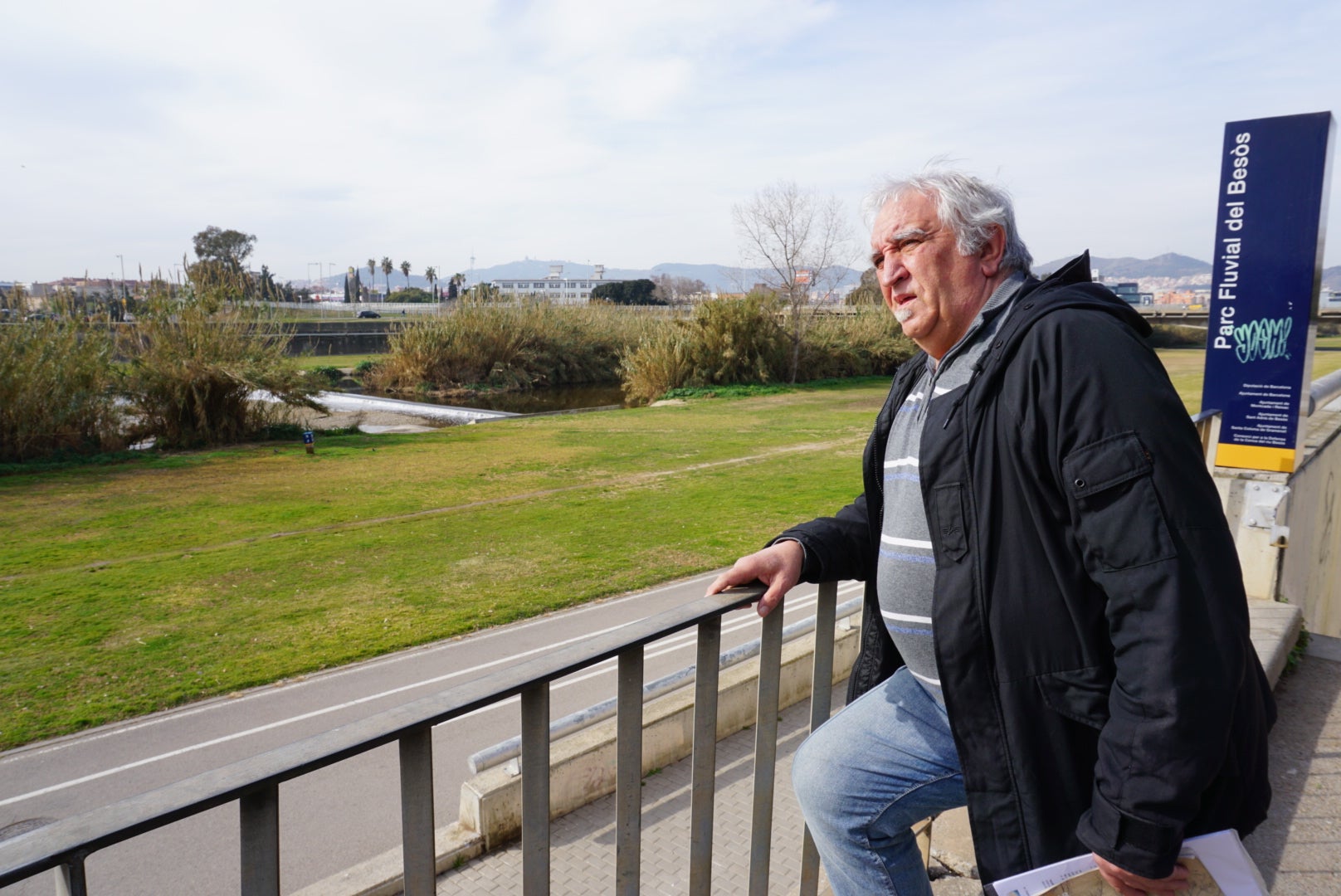 El president de la Coordinadora Veïnal del Baix Besòs, Pepe Sánchez / JR