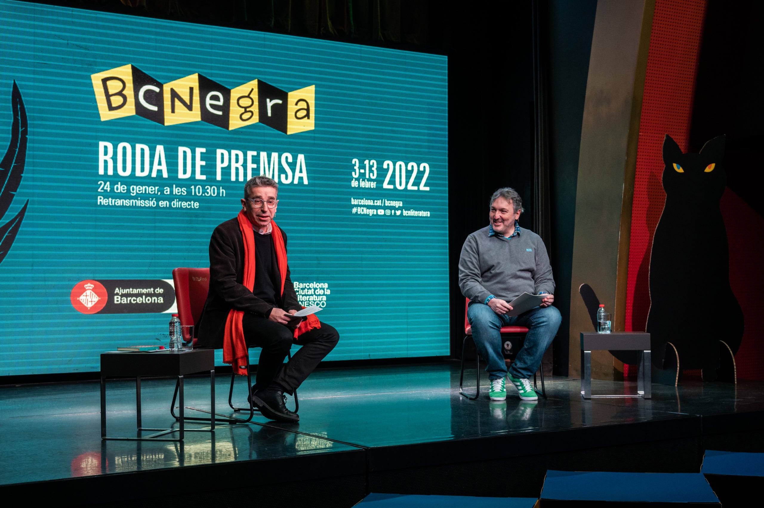 Acte d'inauguració del BCNegra 2022 / Ajuntament de Barcelona