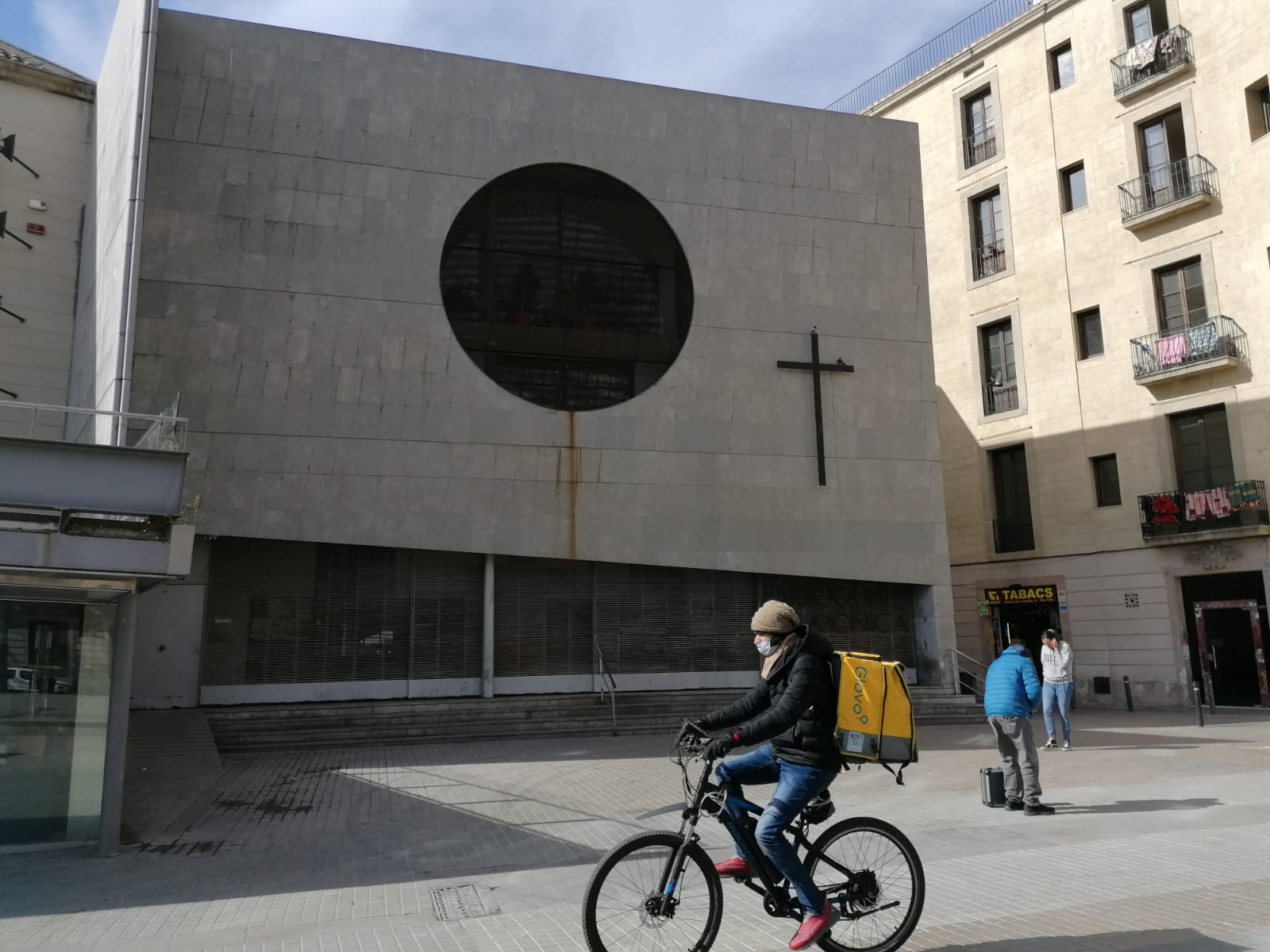 Parròquia de Santa Mònica, on es reuneix la comunitat de creients grecocatòlics ucraïnesos / MMP