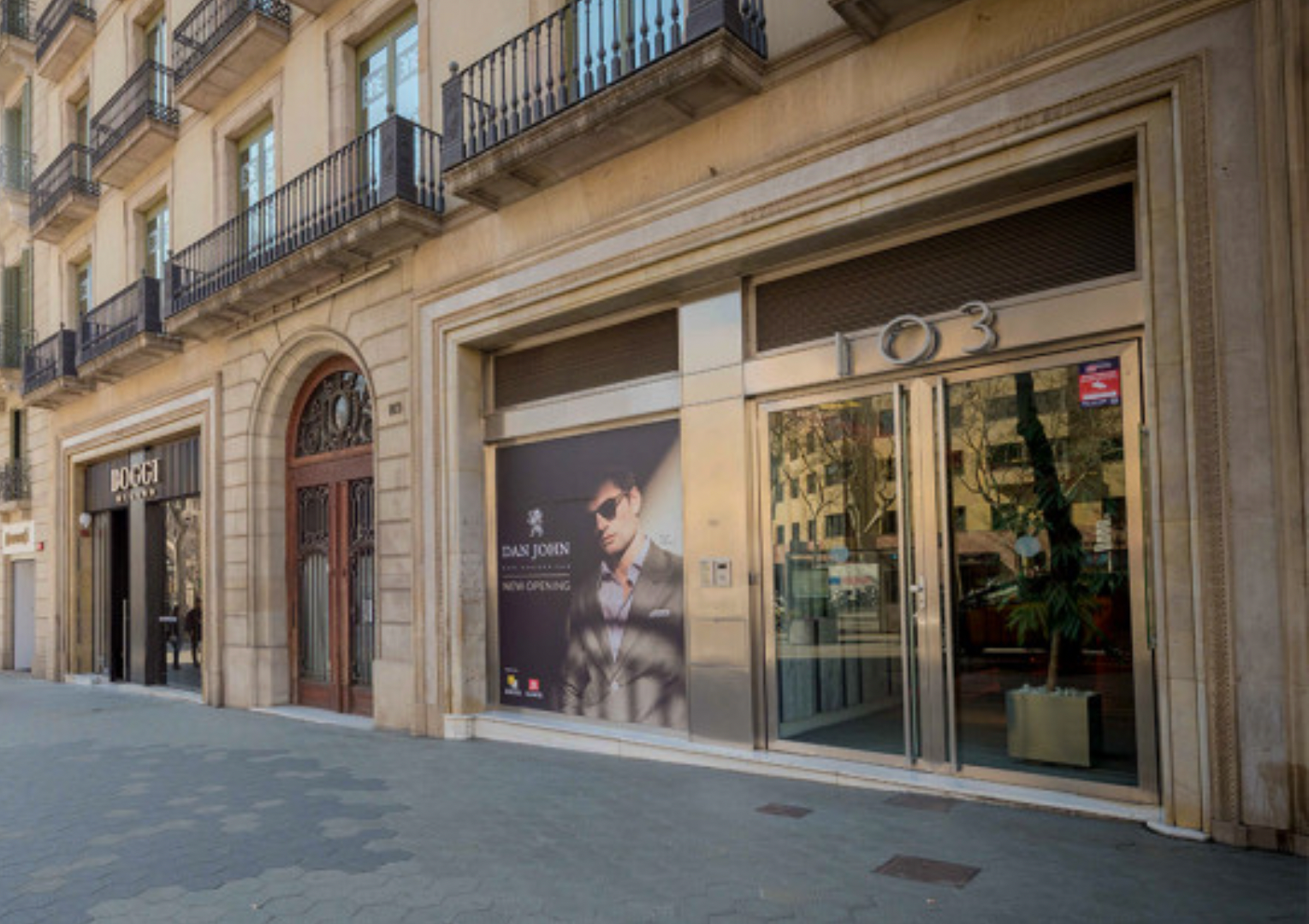 Passeig de Gràcia, 103, on s'ubicarà la cafeteria IDEALISTA