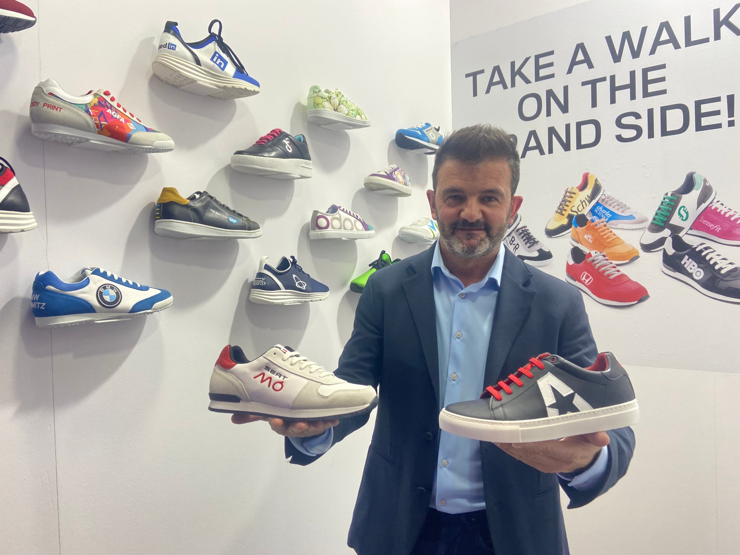 Guillem Soldevila, fundador i director general de l'empresa catalana Brand your shoes / J.C.