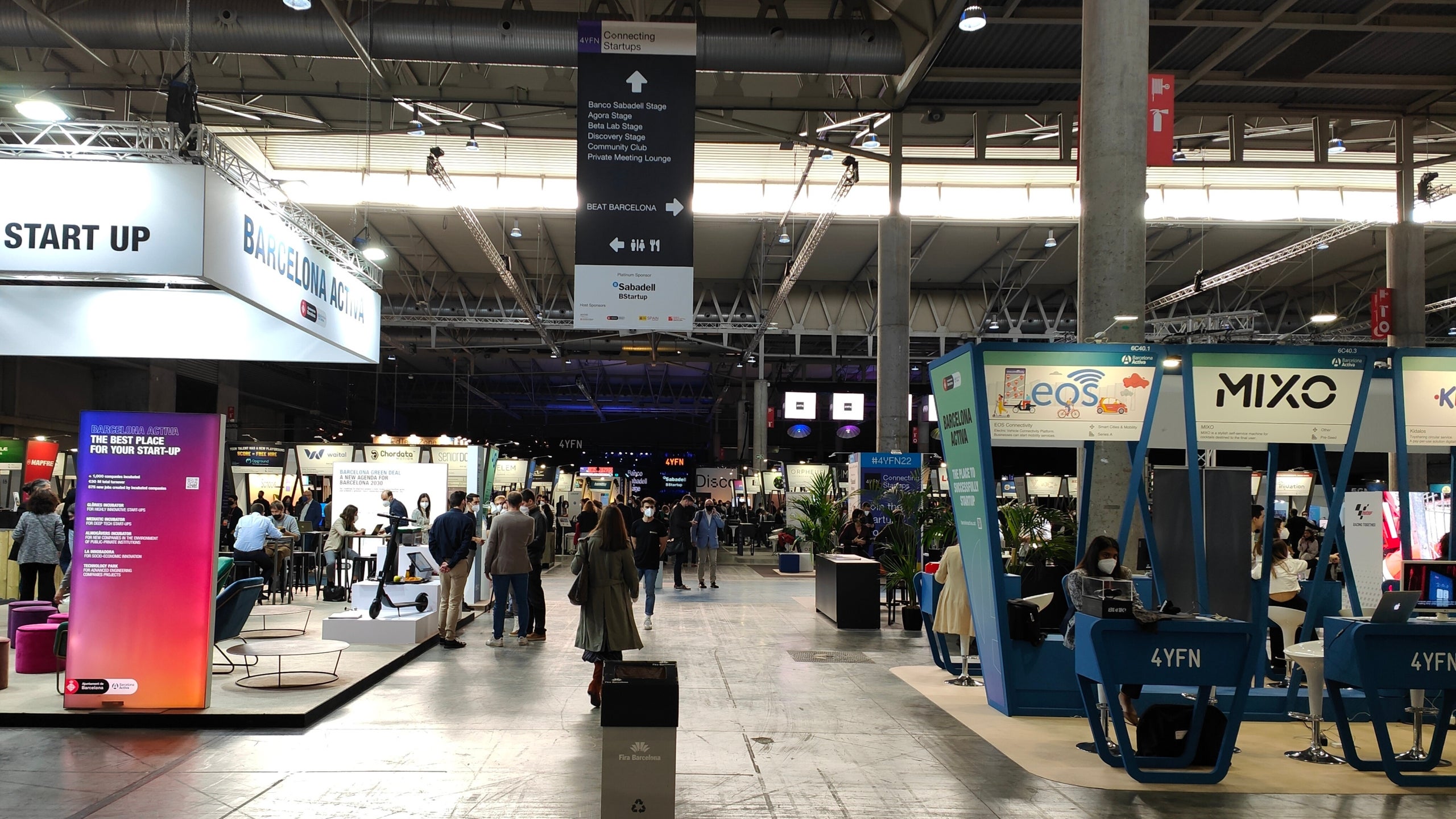 Les start-ups catalanes es fan seu el 4YFN al Mobile World Congres / J.C. 