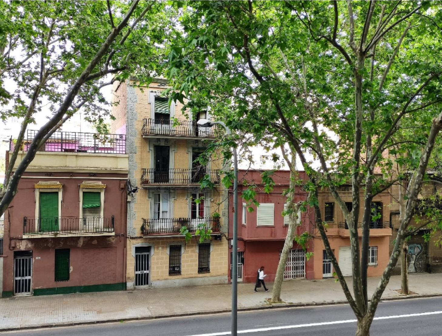 La colònia Castells, un dels pocs vestigis d'habitatge obrer que queda a Les Corts