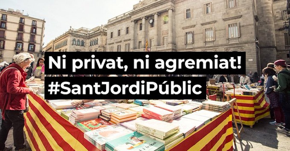 Queixa d'editorials i llibreries independents que asseguren que l'Ajuntament ha 'privatitzat' el Sant Jordi