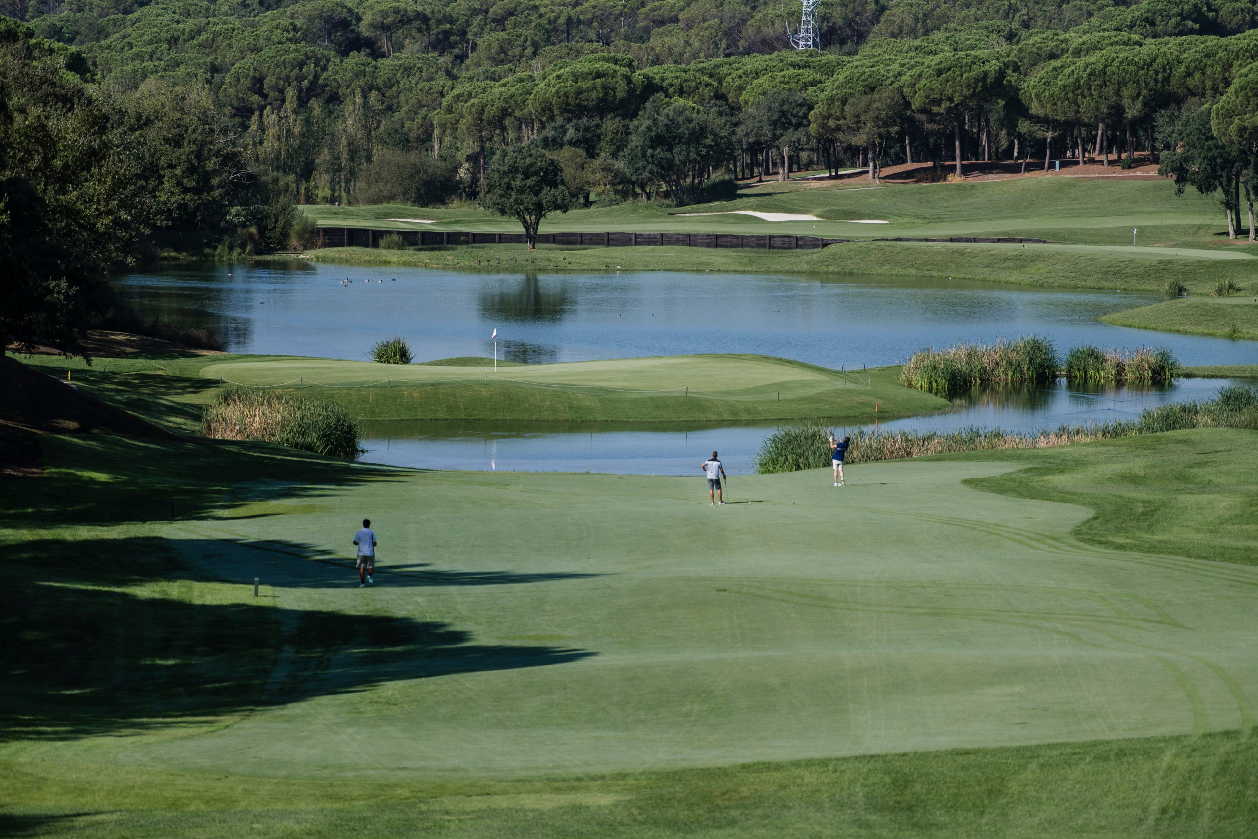 Un dels camps de golf del complex del PGA de Caldes de Malavella / Foto: ACN - Cedida per Harold Abellan