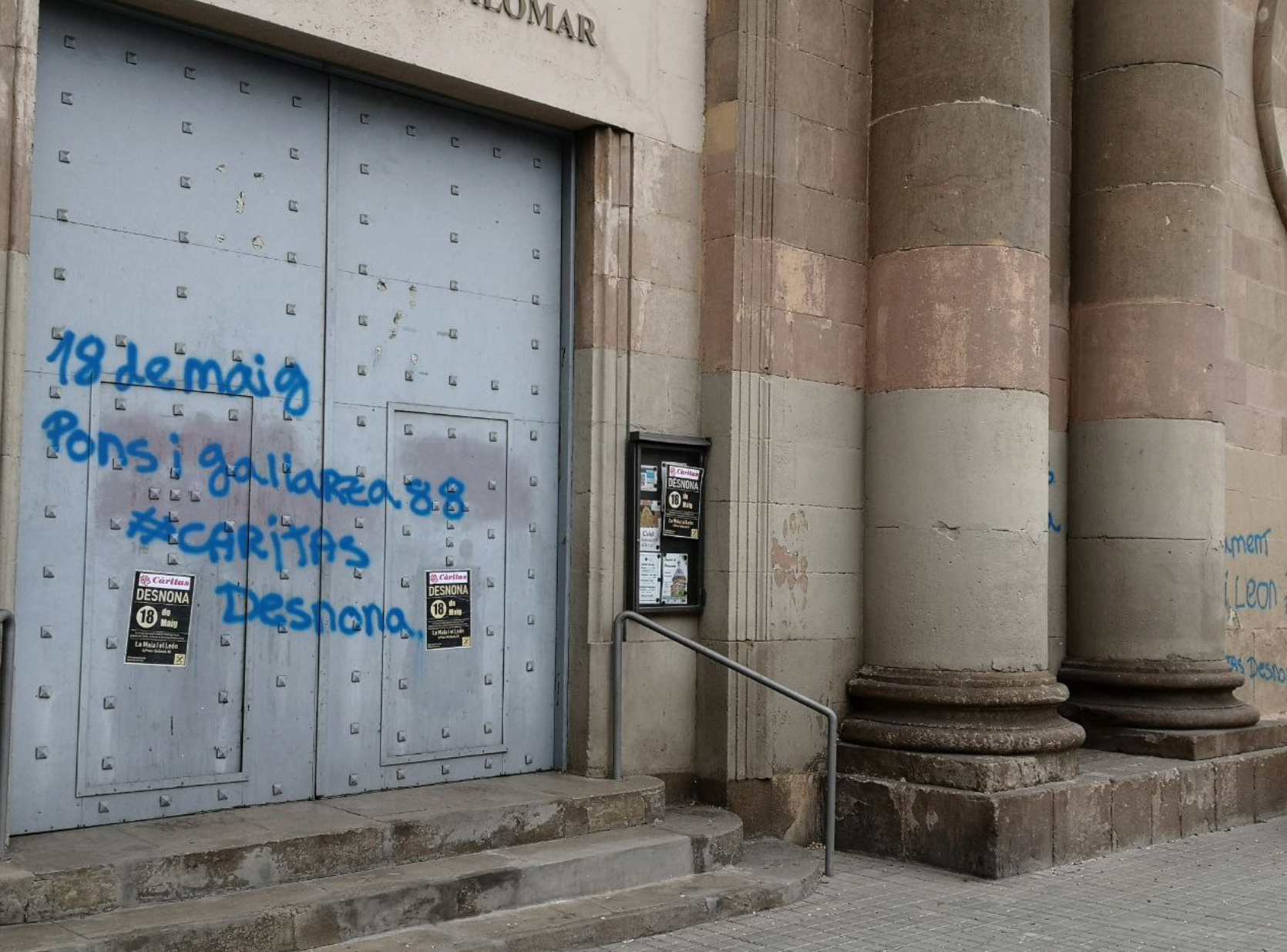 Les pintades contra Càritas 