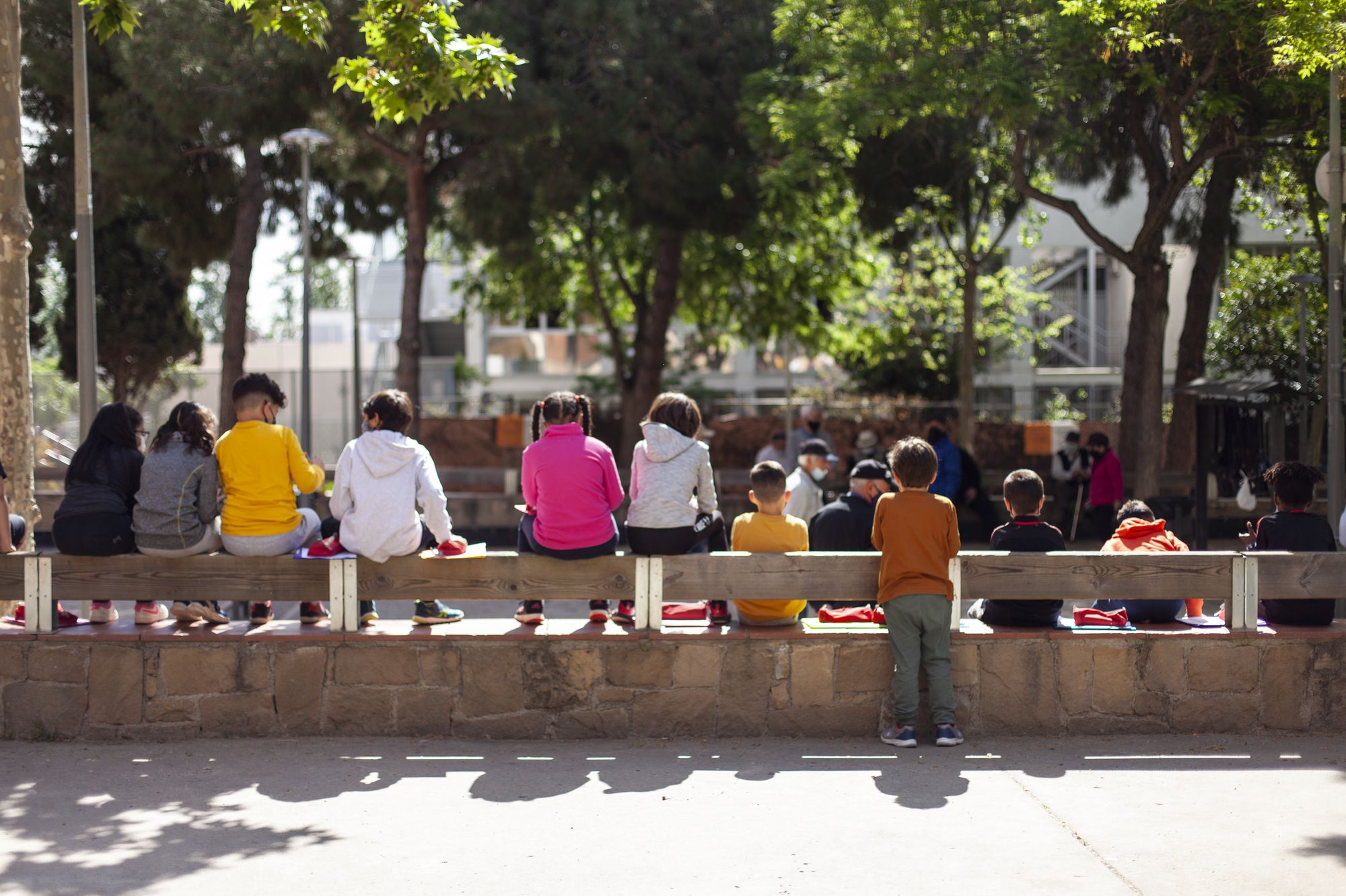 Un grup d'escolars de Barcelona / Paula Jaume