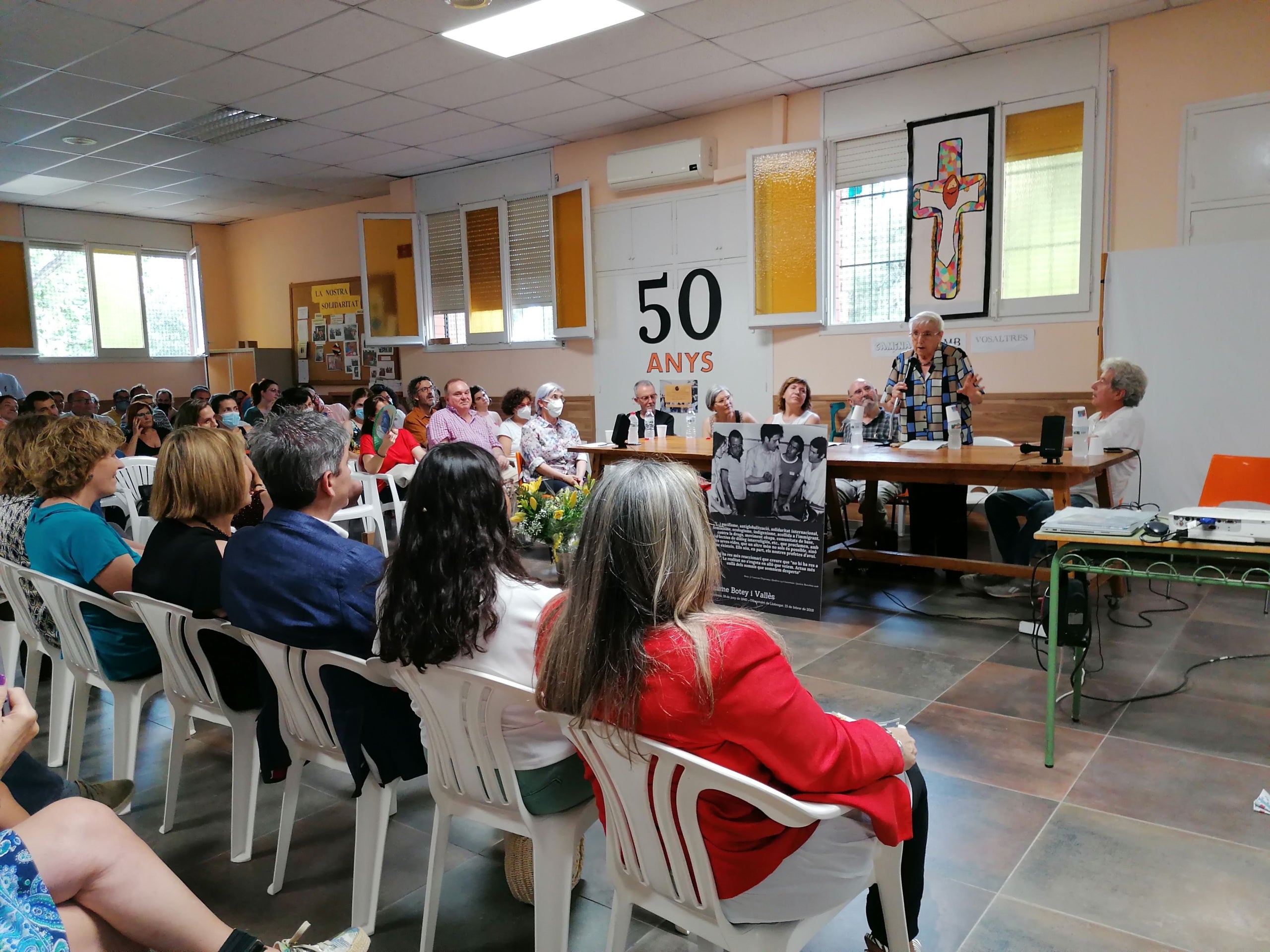 Acte de celebració dels 50 anys de l'escola d'adults de Can Serra / Foto: MMP