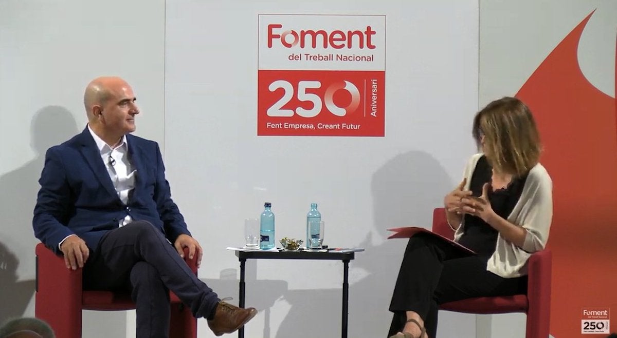 Vicent Guallart, a l'acte de RethinkBCN / Foto: Foment del Treball