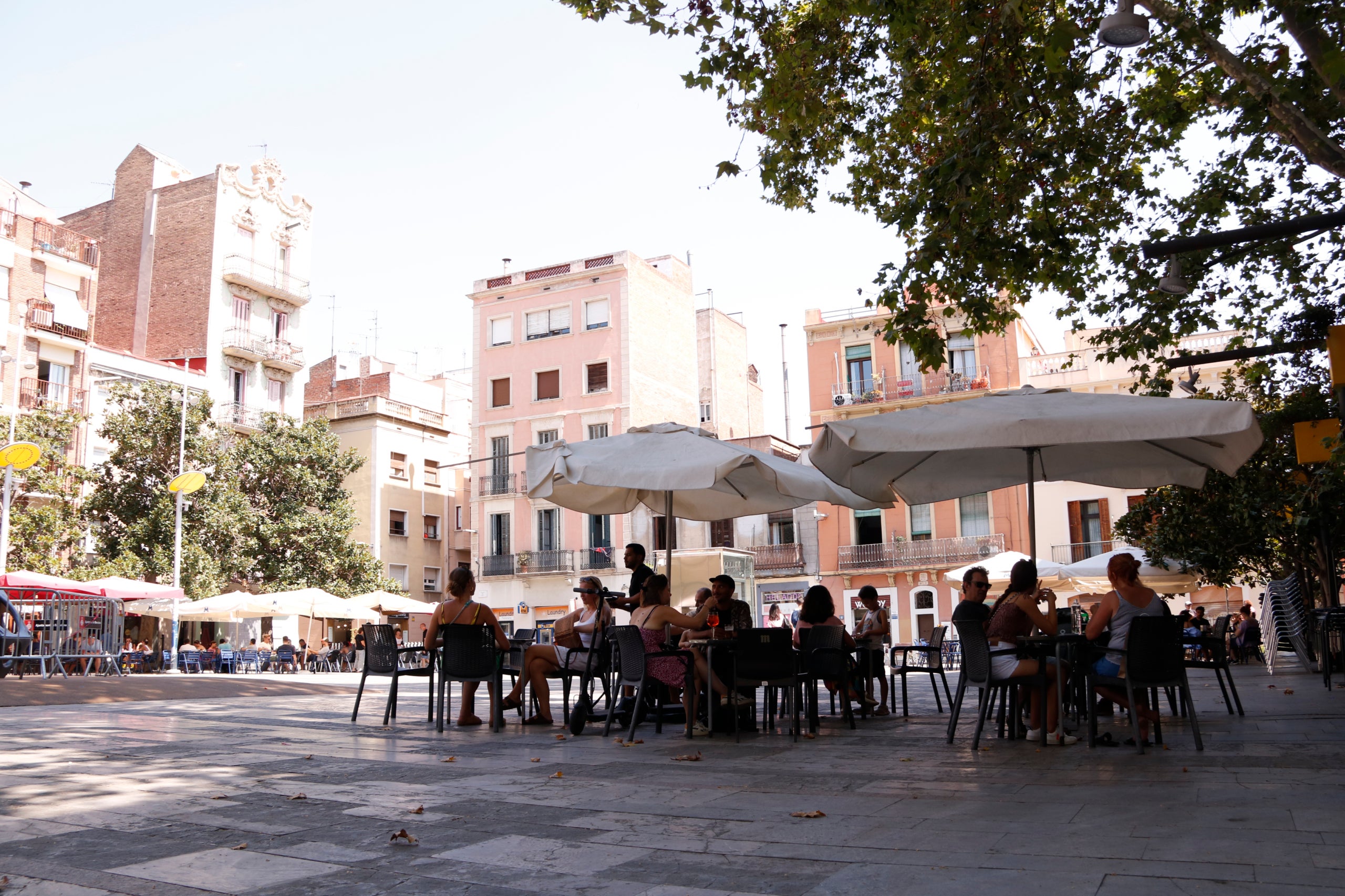 Una terrassa de bar a la plaça del Sol de Gràcia / ACN