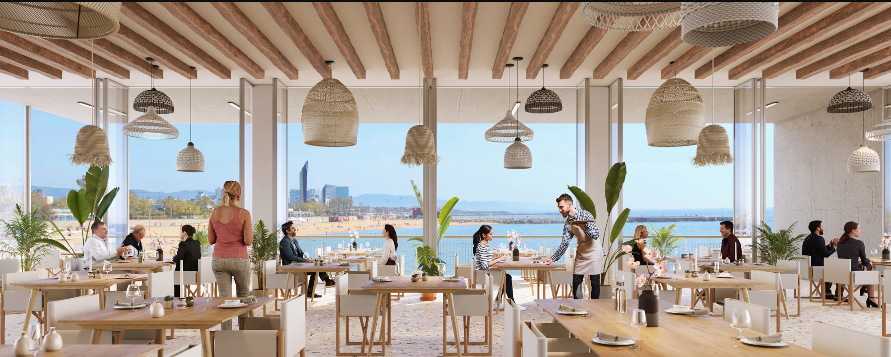 La nova galeria gastronòmica del Port Olímpic AJUNTAMENT