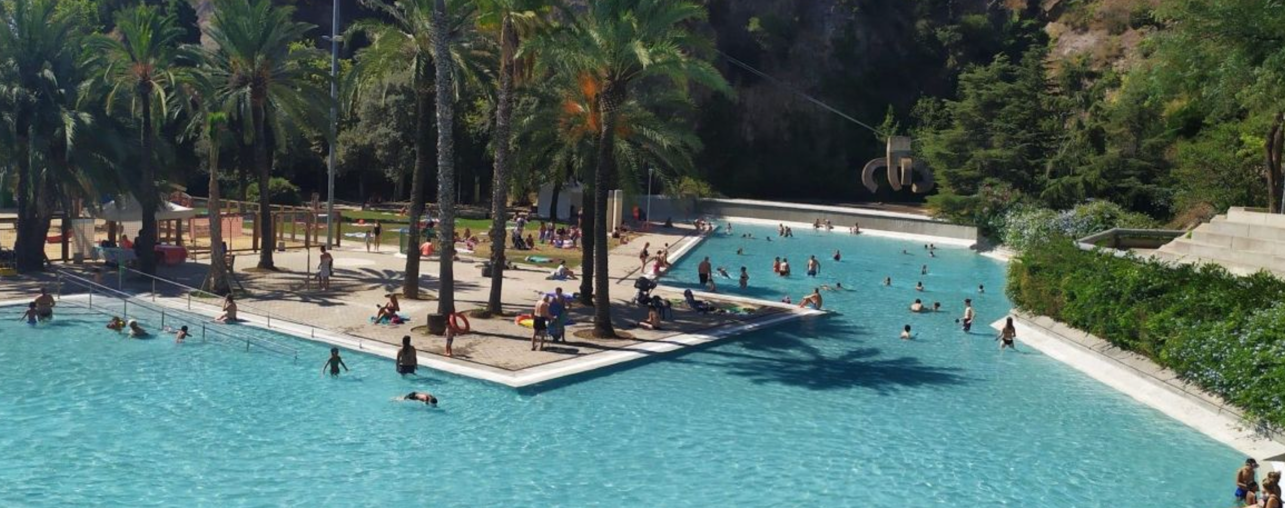 La piscina del Parc de la Creueta del Coll 