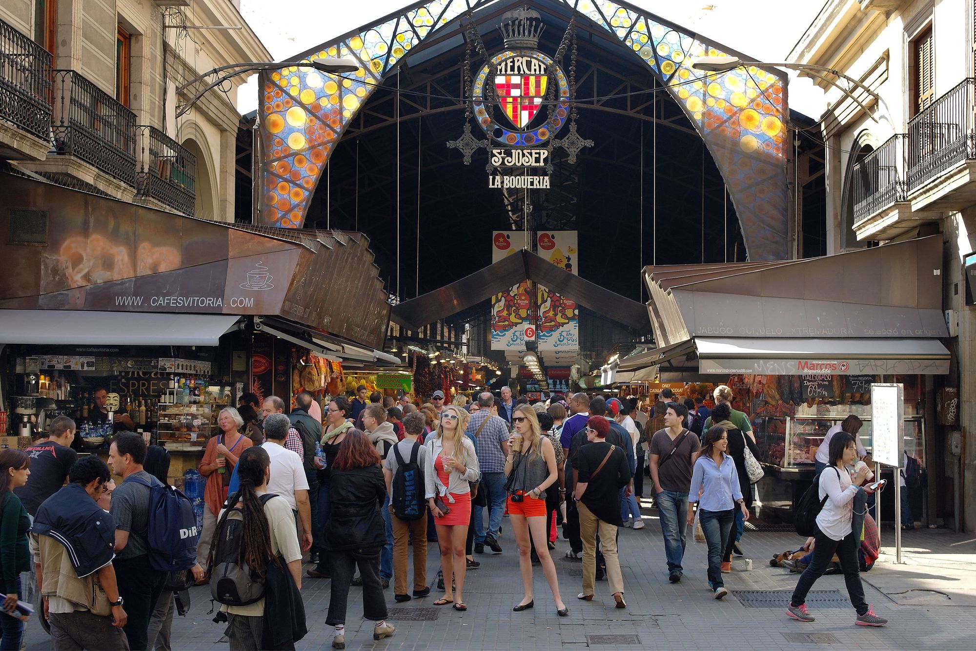 Entrada del mercat de la Boqueria / VICENTE ZAMBRANO GONZÁLEZ-AJUNTAMENT DE BARCELONA