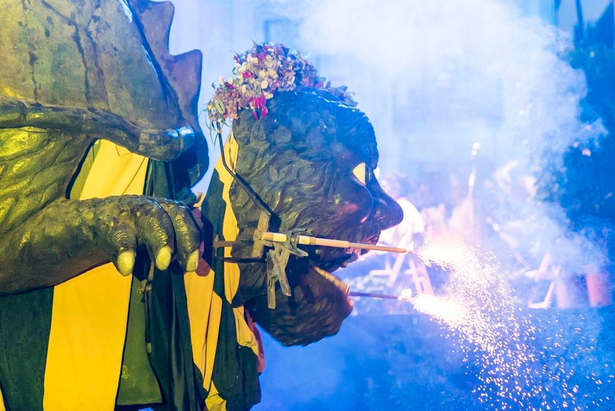 La Mercè 2018. Espectacle de foc de la Tarasca / Carlota Serarols