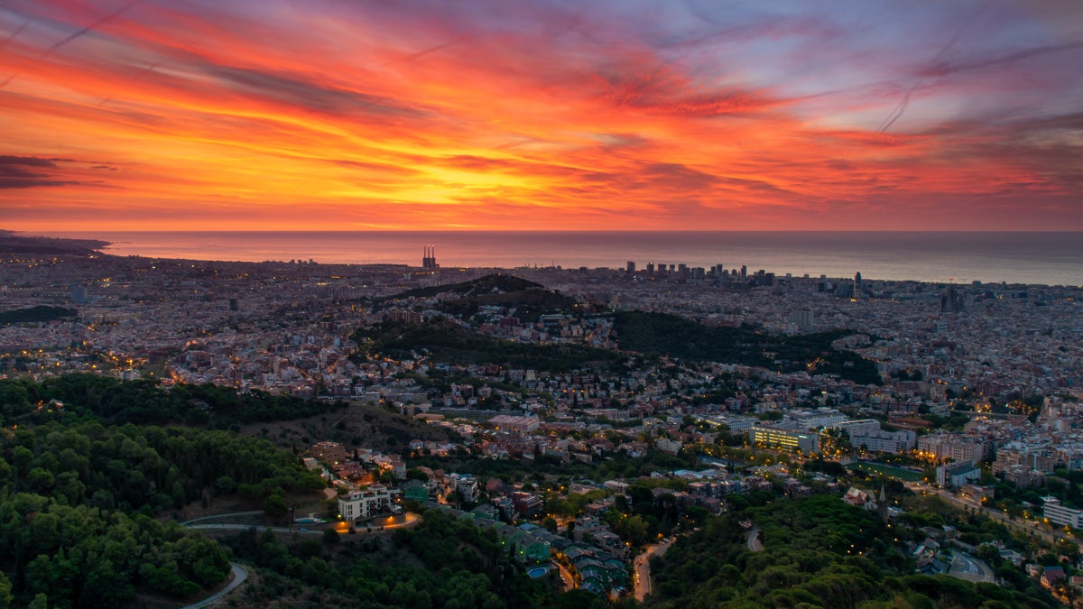 El primer sol rogent després de l'estiu OBSERVATORI FABRA