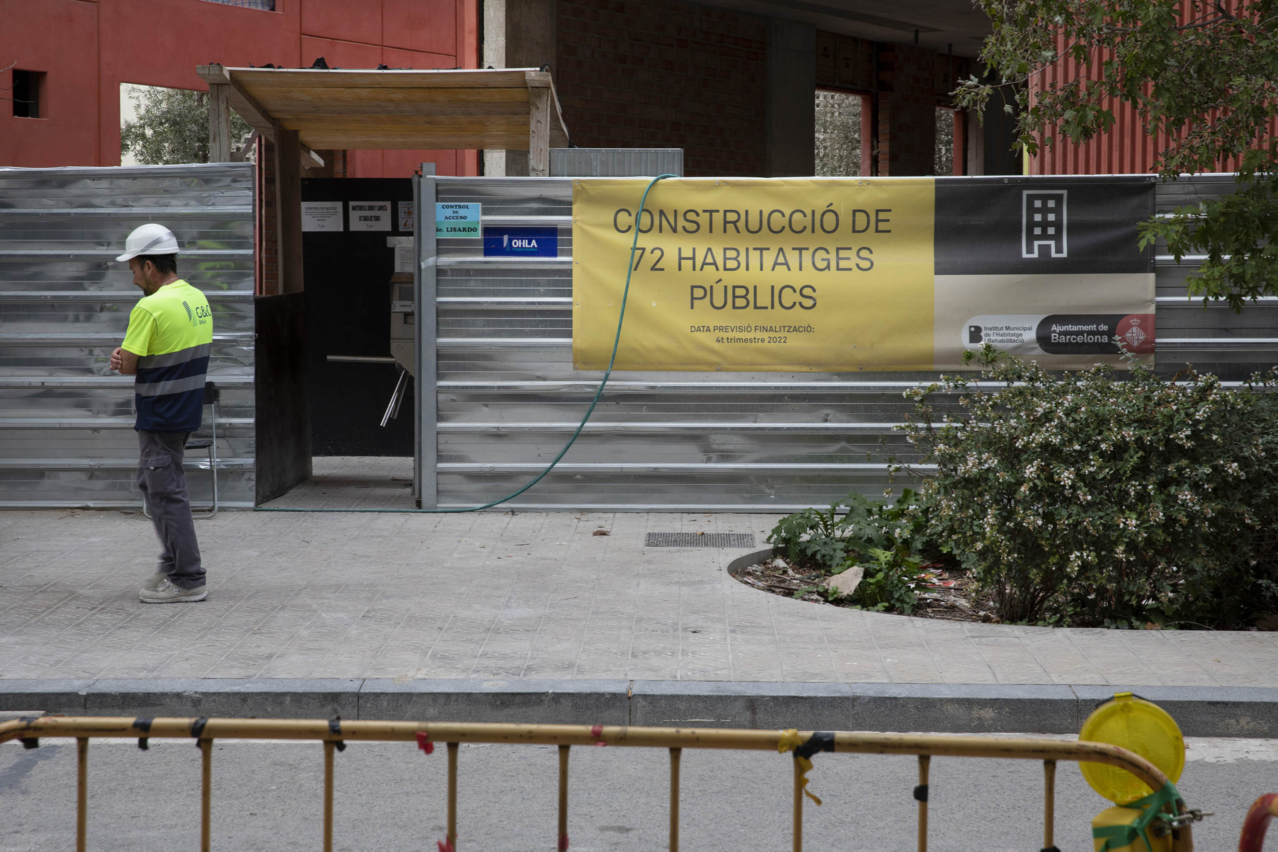 Una promoció d'habitatge públic en construcció a Barcelona en una imatge d'arxiu / Jordi Play
