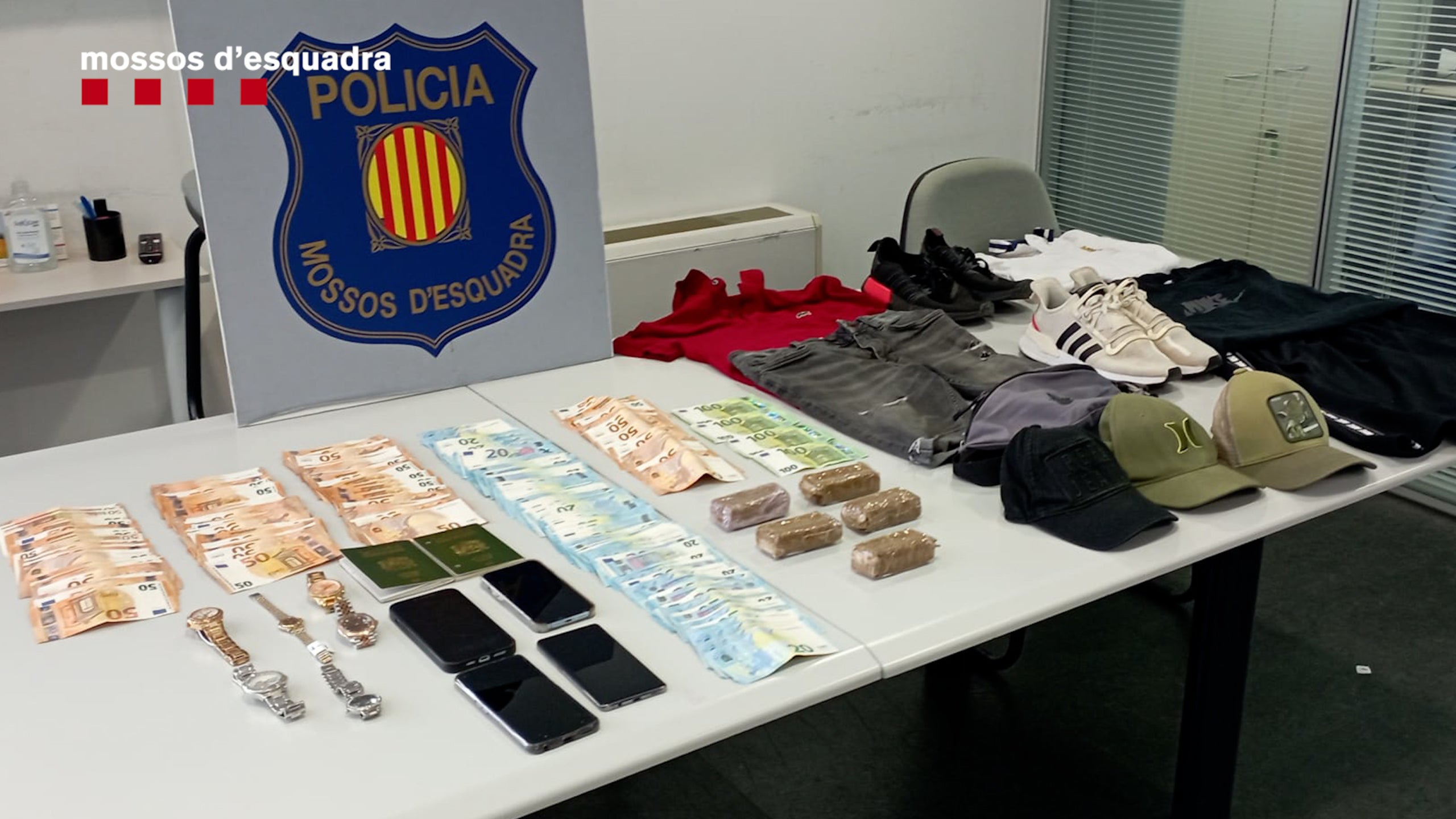 El botí recuperat pels Mossos