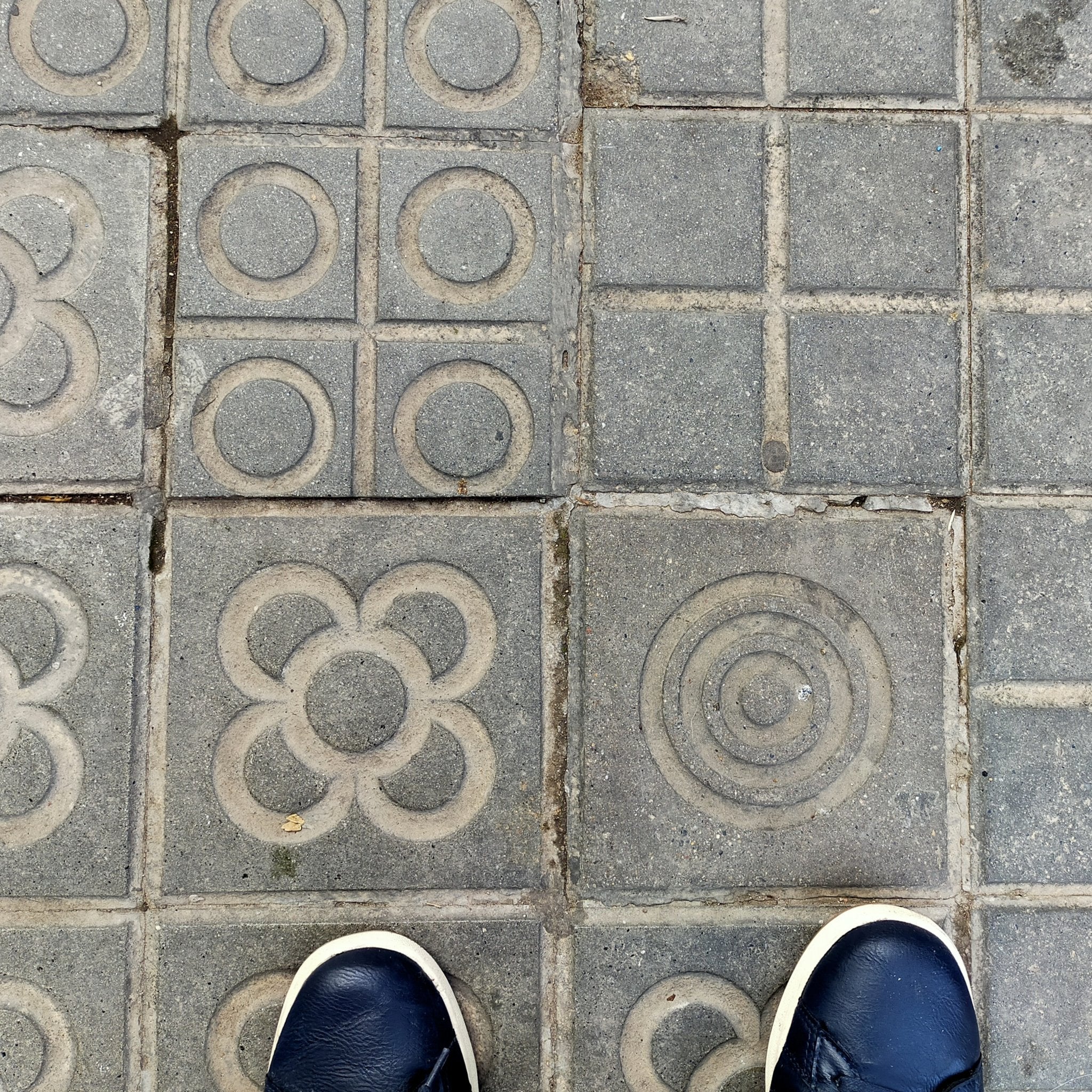 Els quatre panots diferents que s'ajunten en un mateix vèrtex / @jm_allue