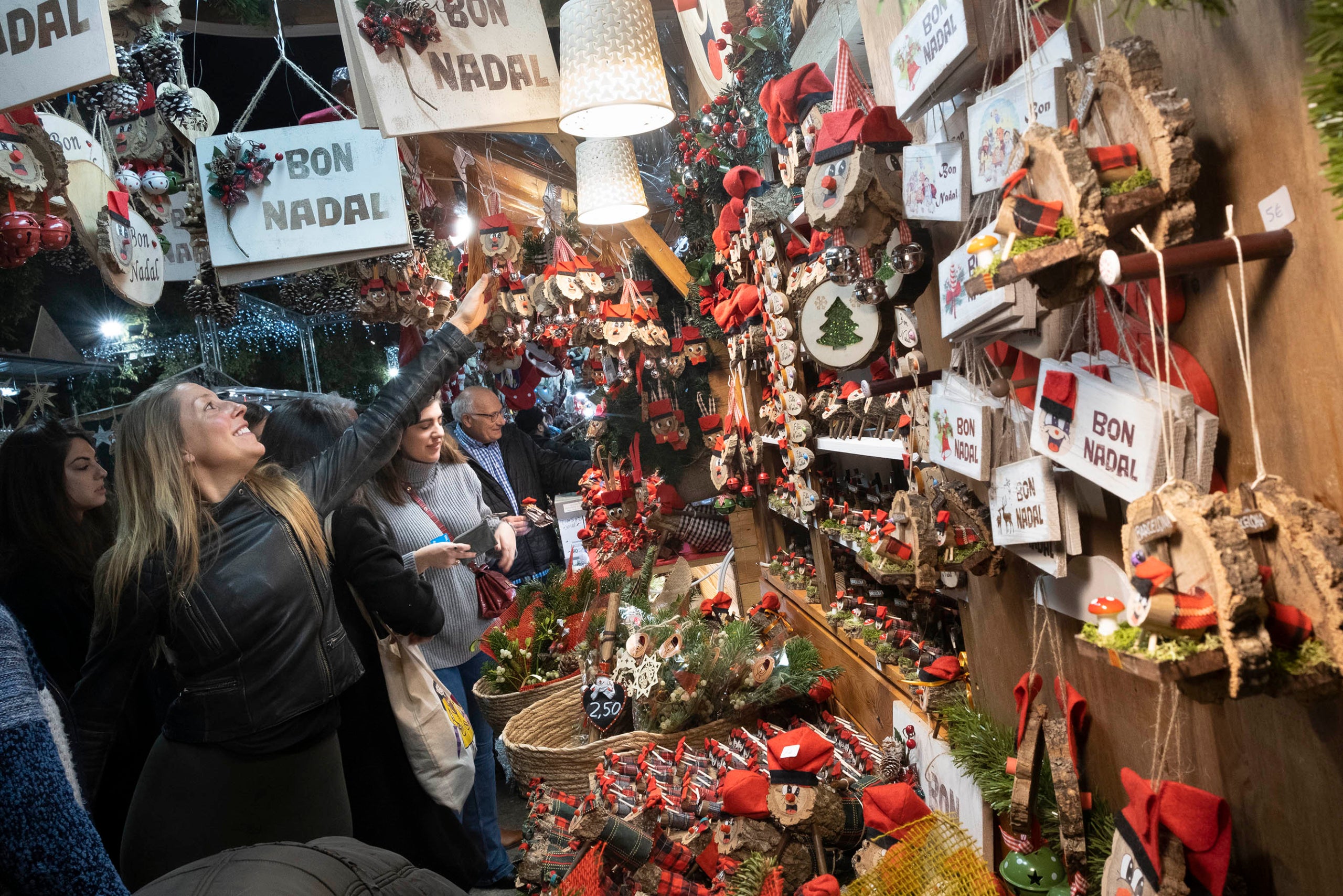 Una imatge d'arxiu de la fira de Santa Llúcia de l'any passat / Jordi Play