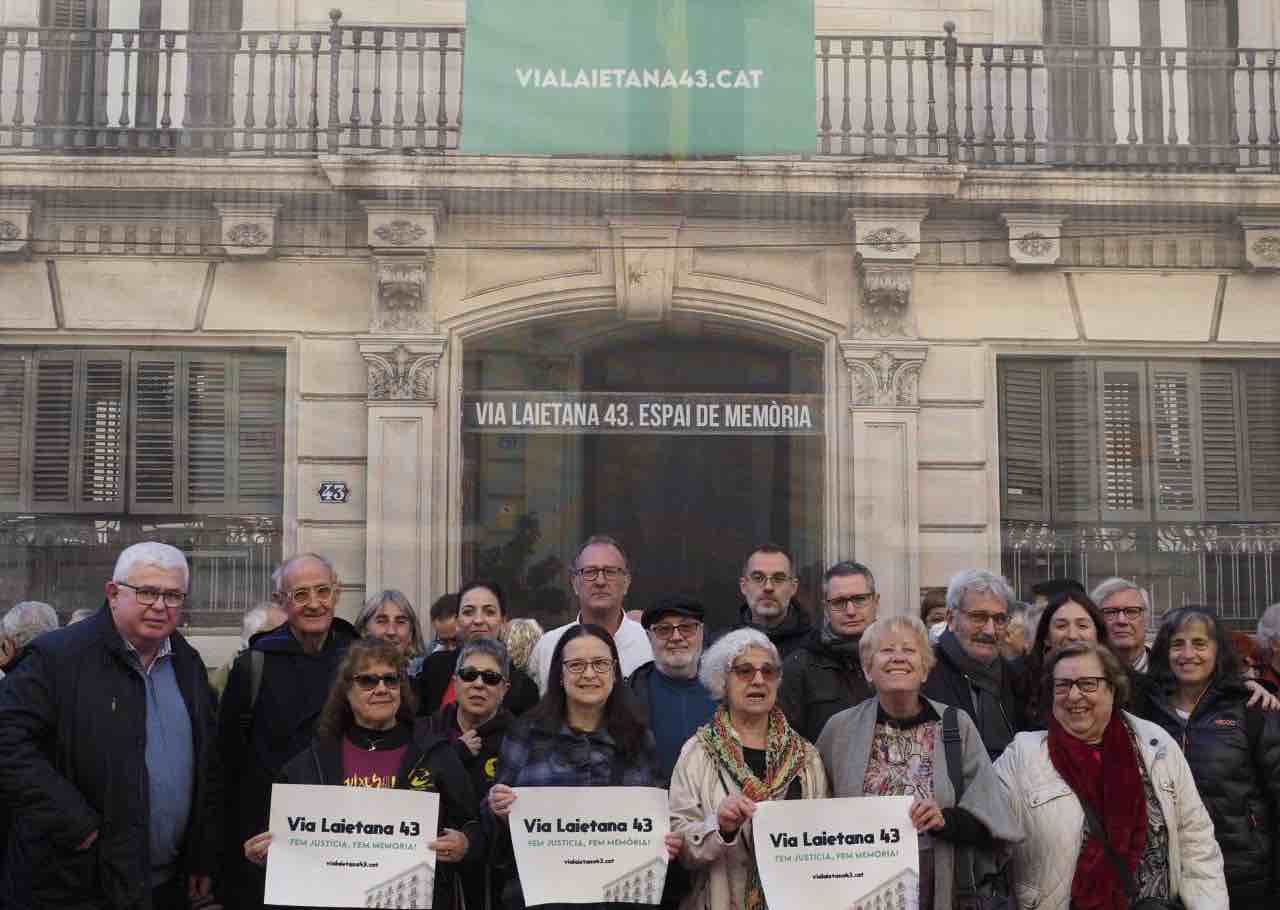 Acte d'Omnium “Via Laietana 43. Fem Justícia, Fem Memòria”