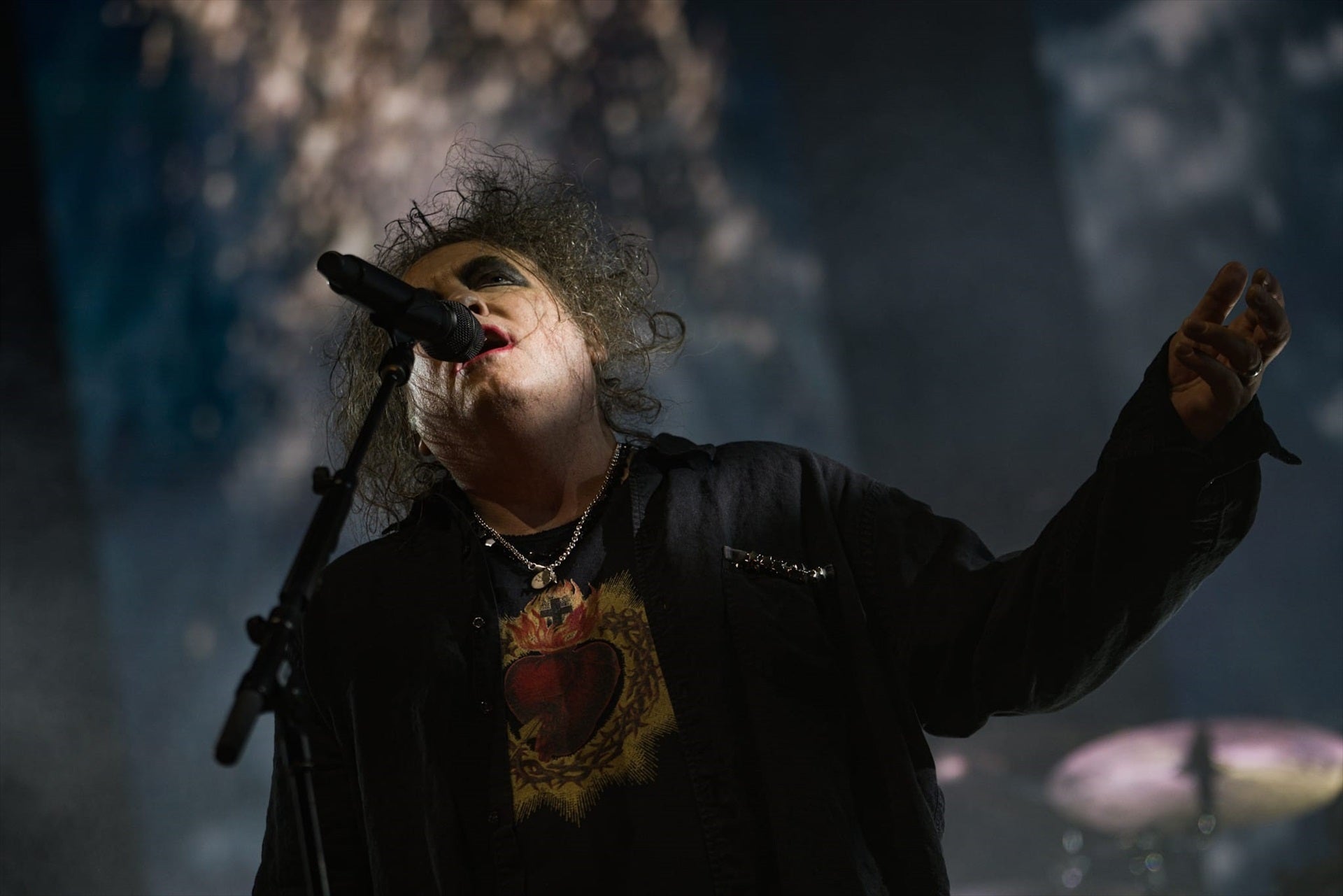 Robert Smith, durant el concert de The Cure al Sant Jordi / Europa Press