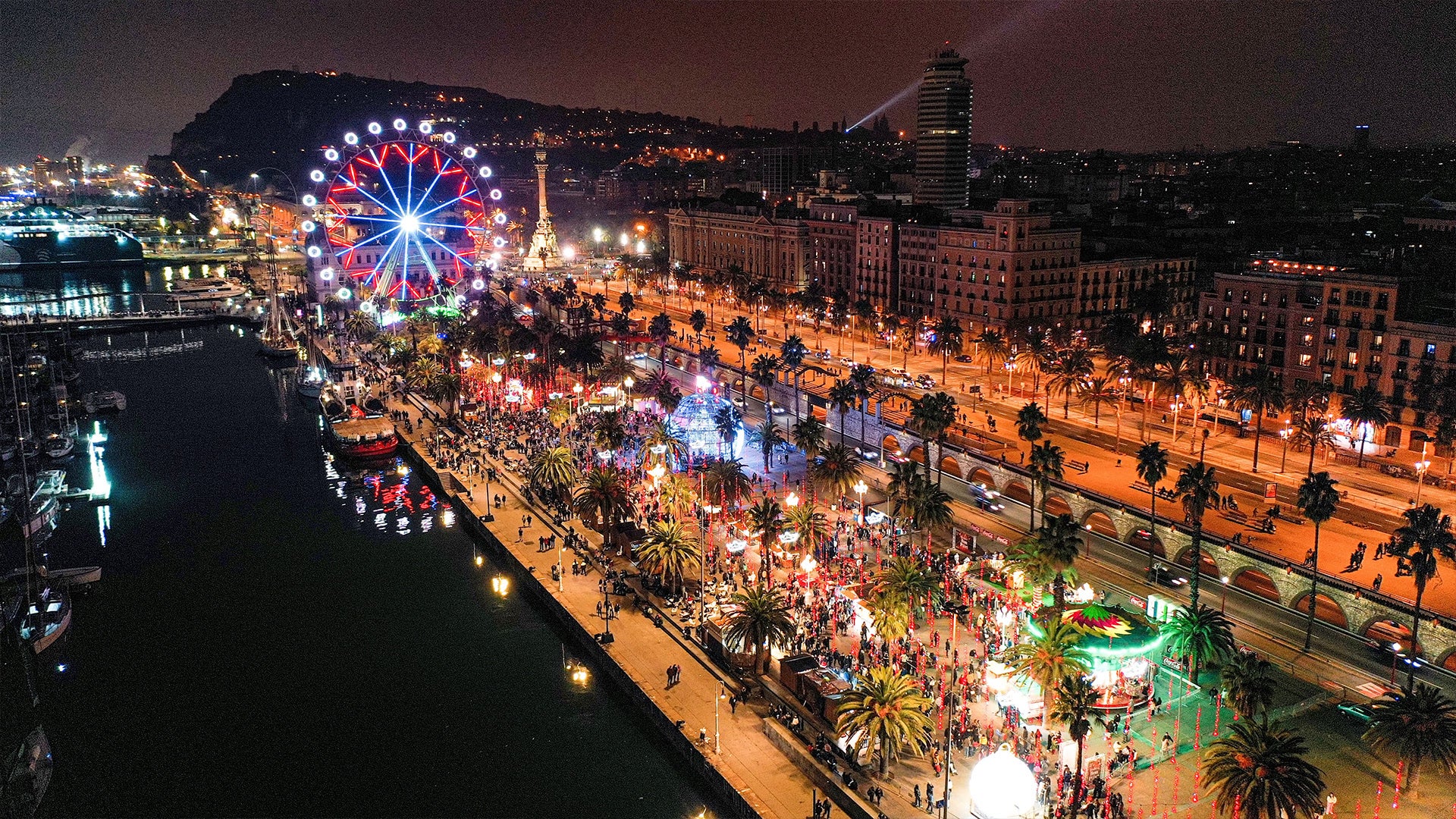 El mercat de Nadal del Port de Barcelona en una imatge d'arxiu / Port de Barcelona