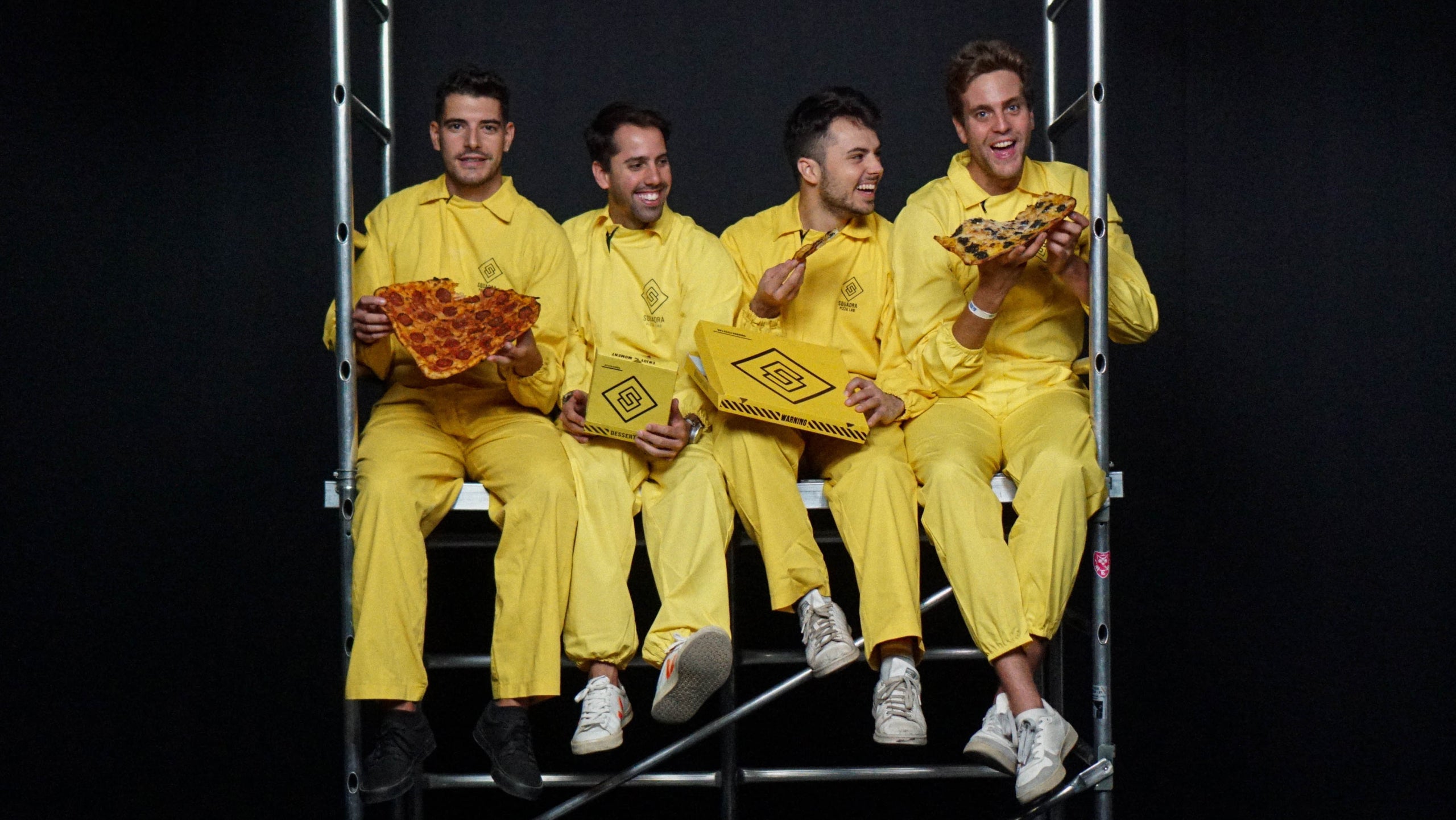 Adrià Reixach, Juan Pablo Claret, Joel Serra i Marc Almeda són l'equip d'Squadra
