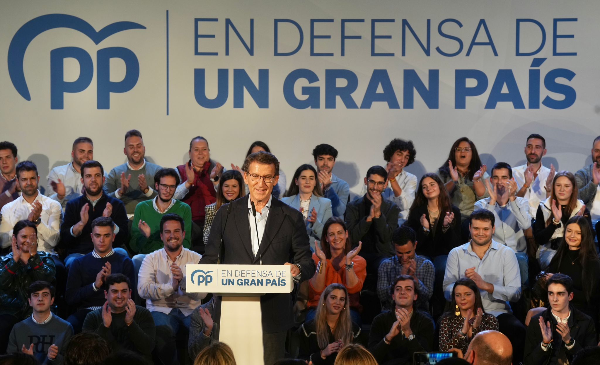 Alberto Núñez Feijóo en un acte a Barcelona ACN