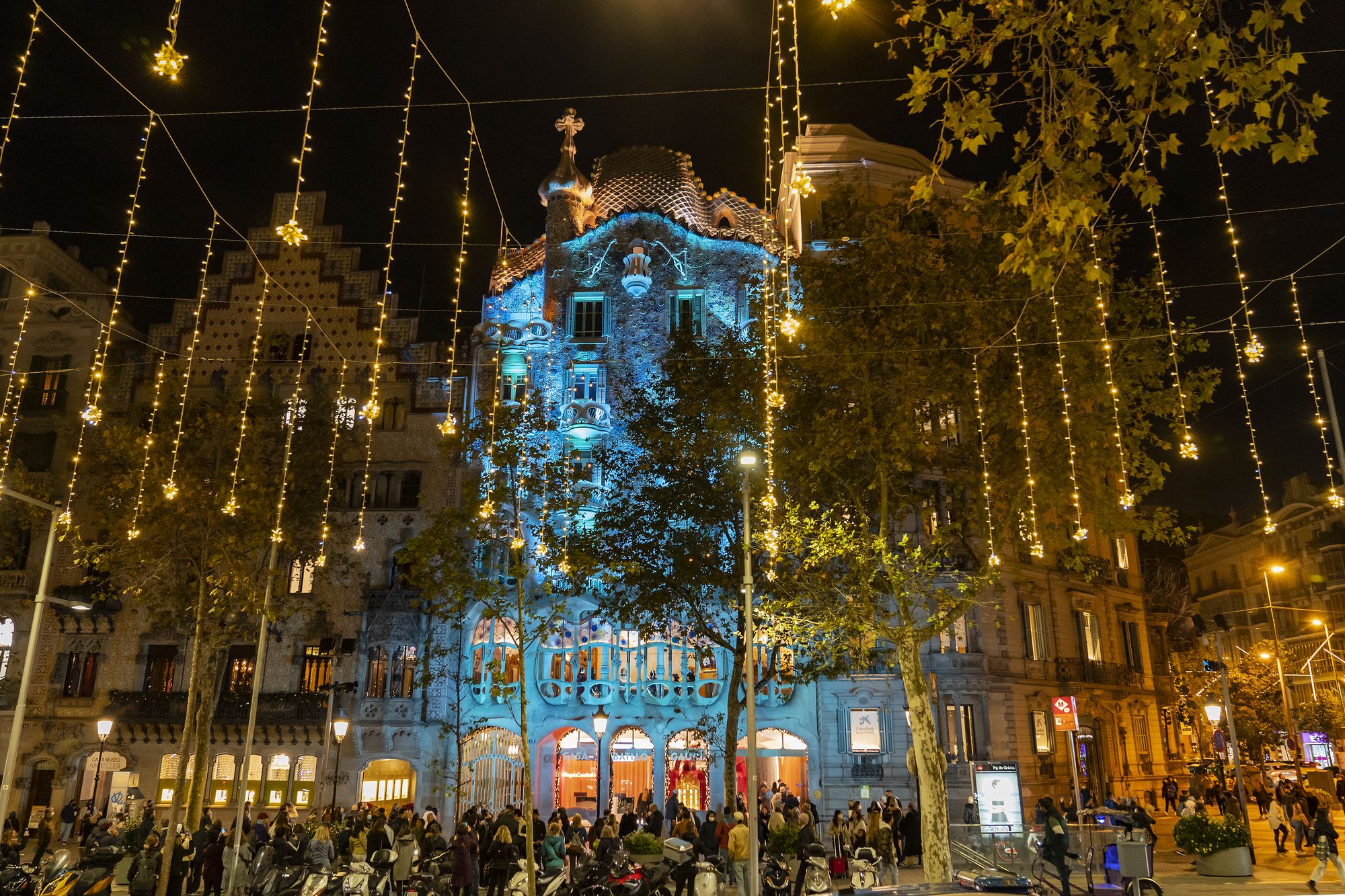 La Casa Batlló és un dels monuments que s'il·lumina cada any per celebrar Nadal | Ajuntament